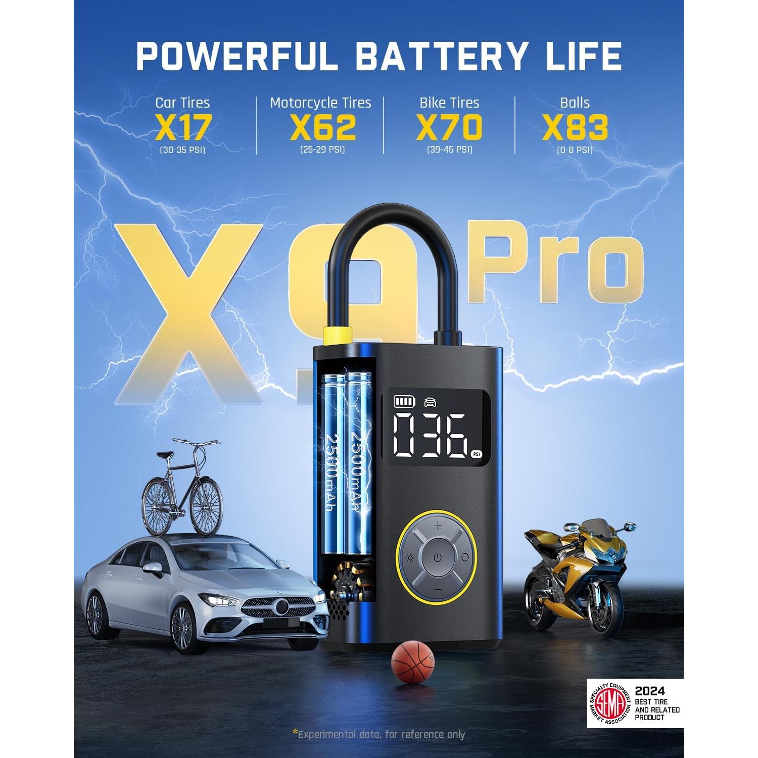 Inflador de Neumáticos Portátil Fanttik X9 Pro 150 PSI