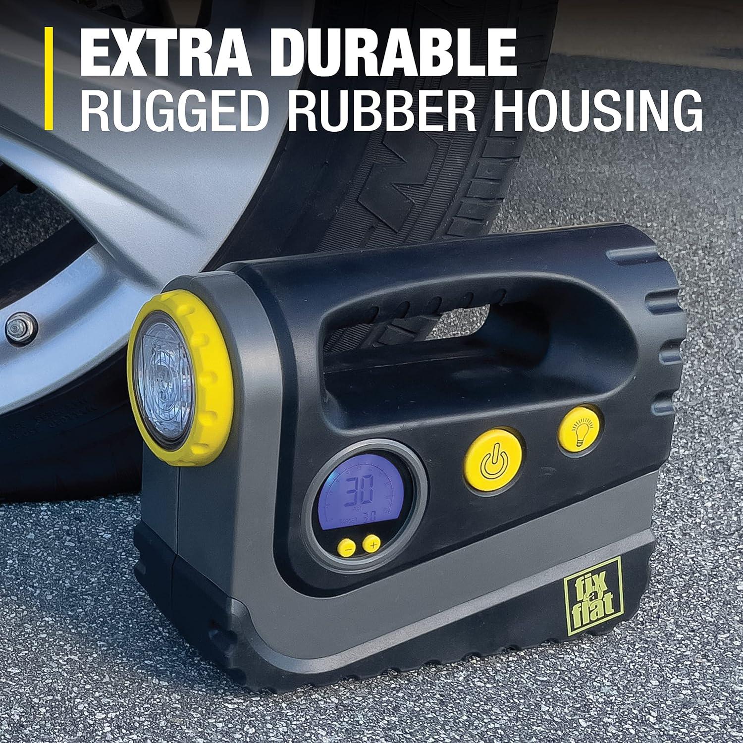 Inflador de Neumáticos Fix-a-Flat S40072 12V Digital 99 PSI