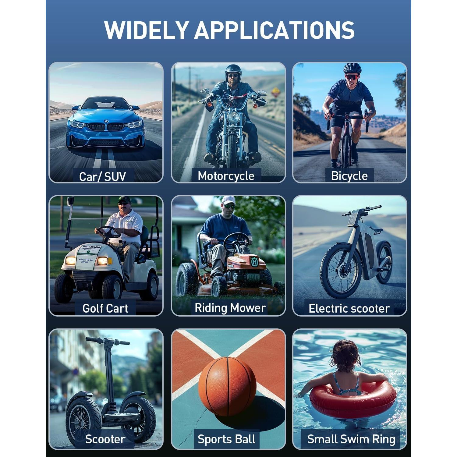 Compresor de Aire Portátil LYTFEI 150 PSI con Luz LED