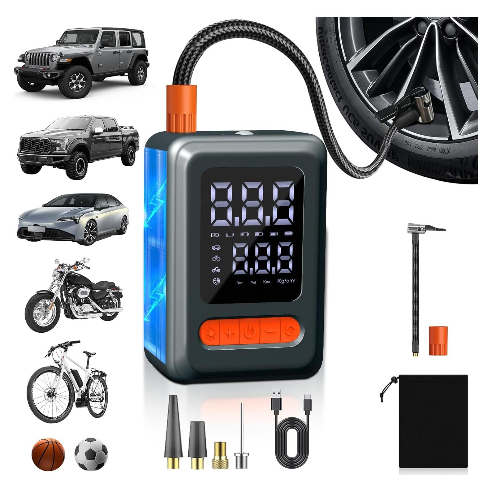 Compresor de Aire Portátil Trekora 20V con Manómetro 150PSI