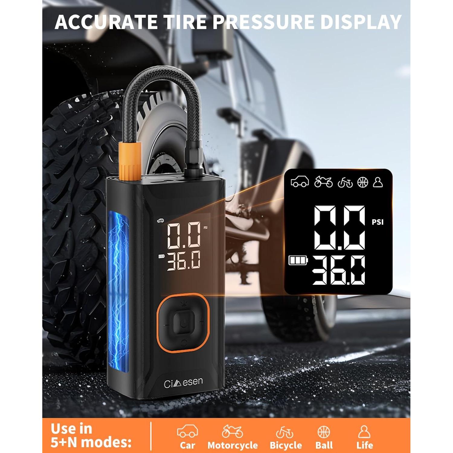 Compresor de Aire Portátil Cimesen 150 PSI Inalámbrico