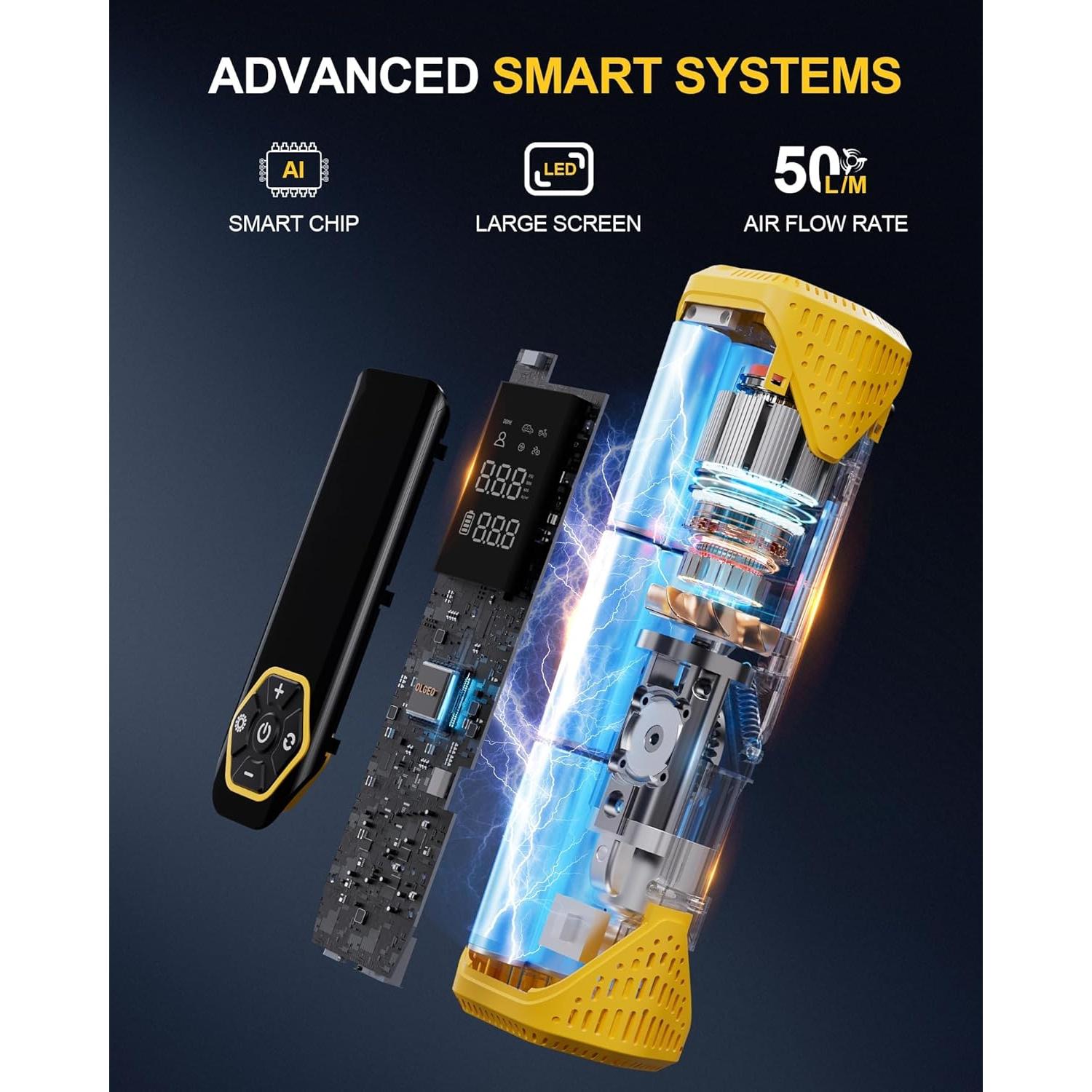 Compresor de Aire Portátil Olgeo M9 180 PSI Inalámbrico