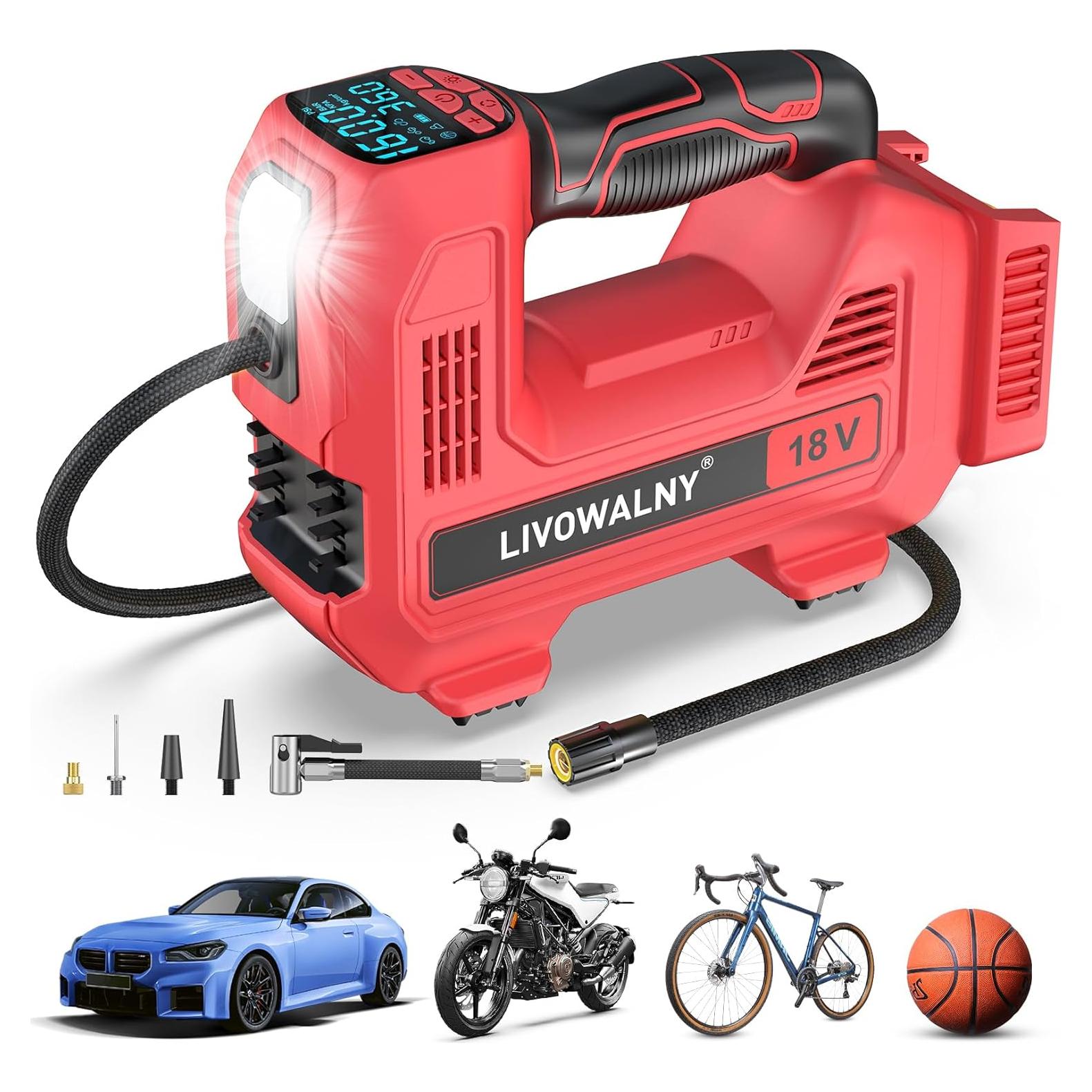 Compresor de Aire Portátil 18V Milwaukee - 160 PSI con Manómetro