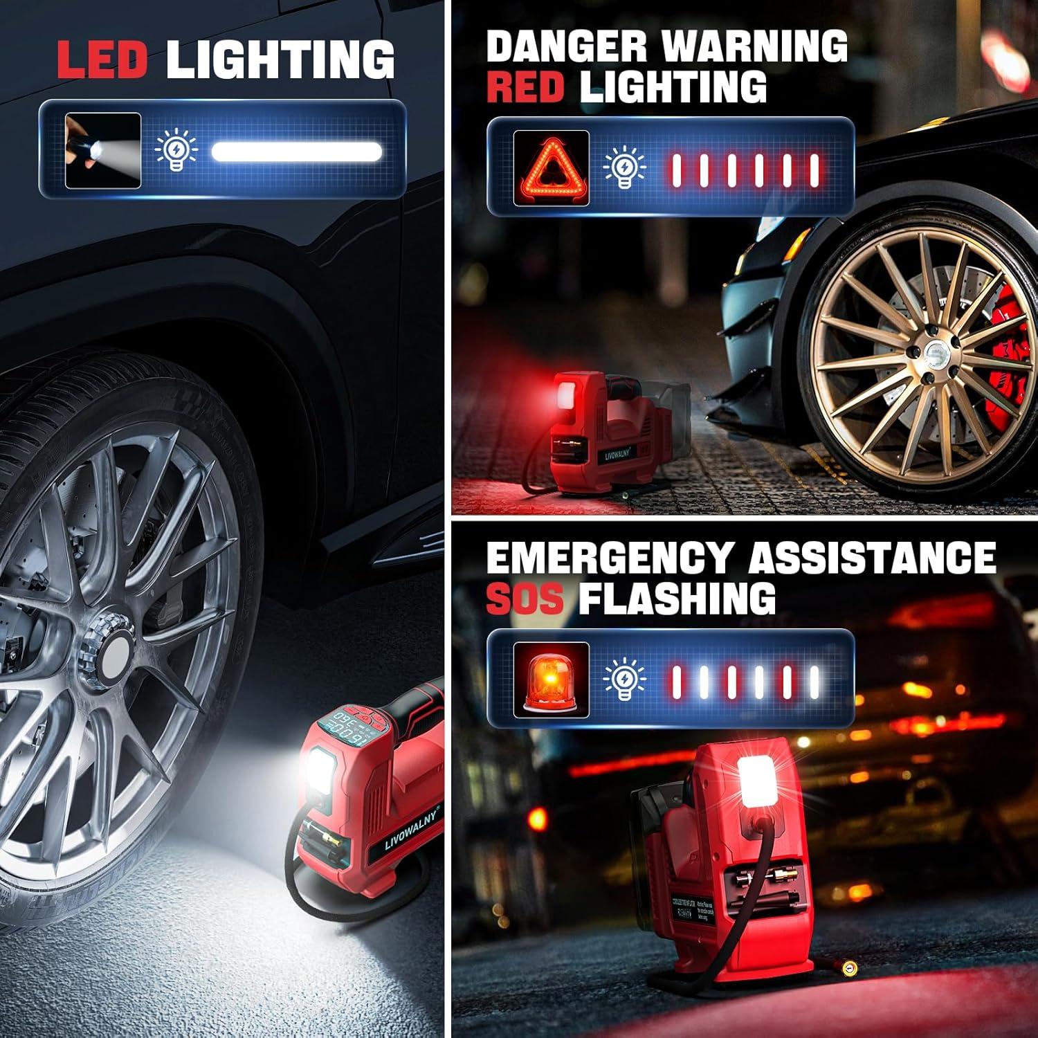 Compresor de Aire Portátil 18V Milwaukee - 160 PSI con Manómetro