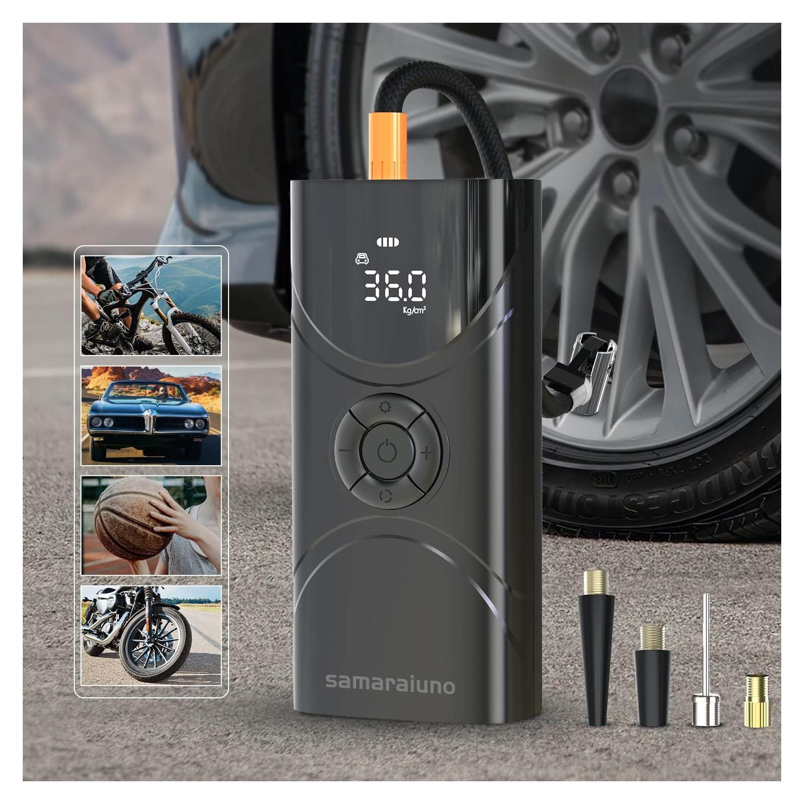 Compresor de Aire Portátil Samaraiuno 150 PSI Batería 6000mAh