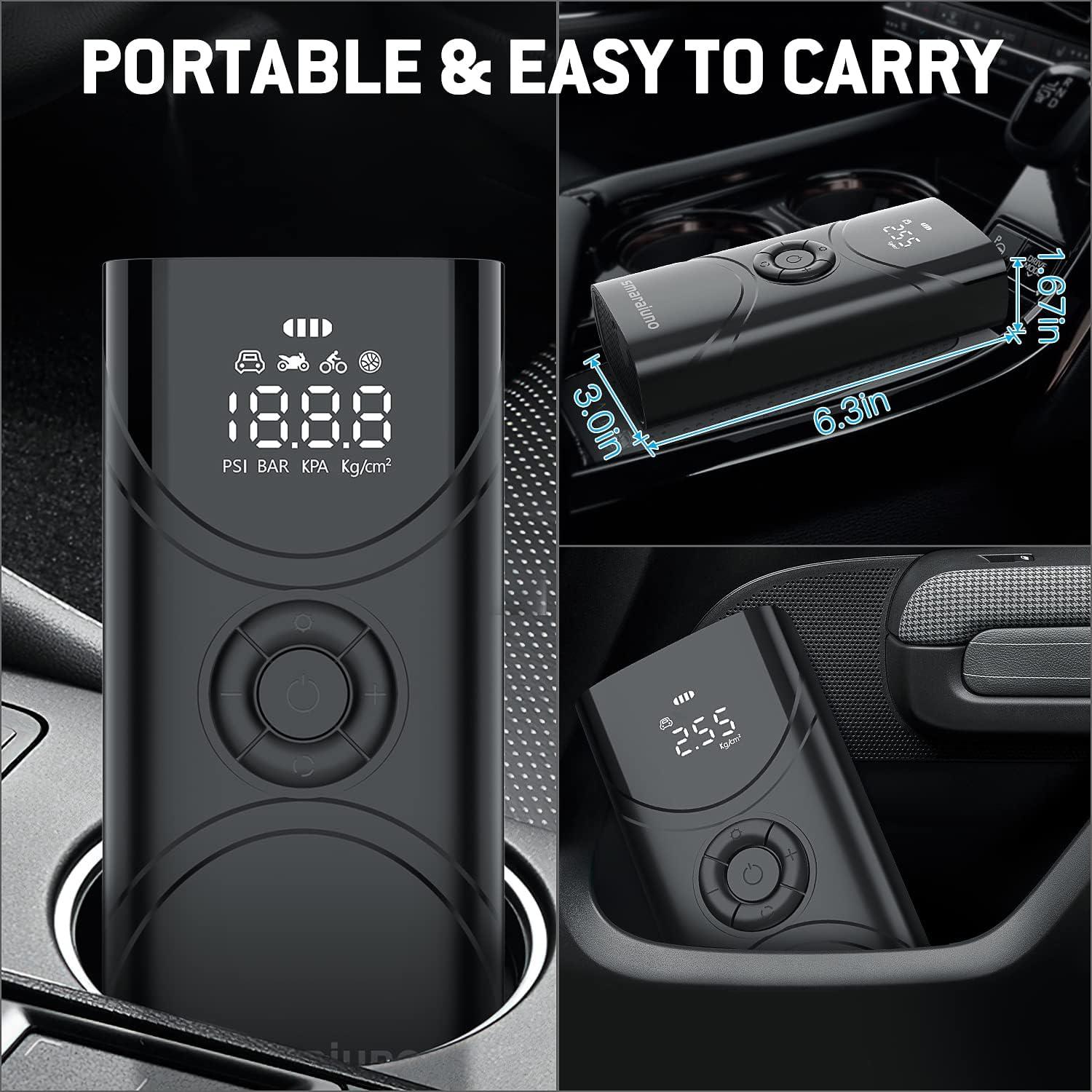 Compresor de Aire Portátil Samaraiuno 150 PSI Batería 6000mAh