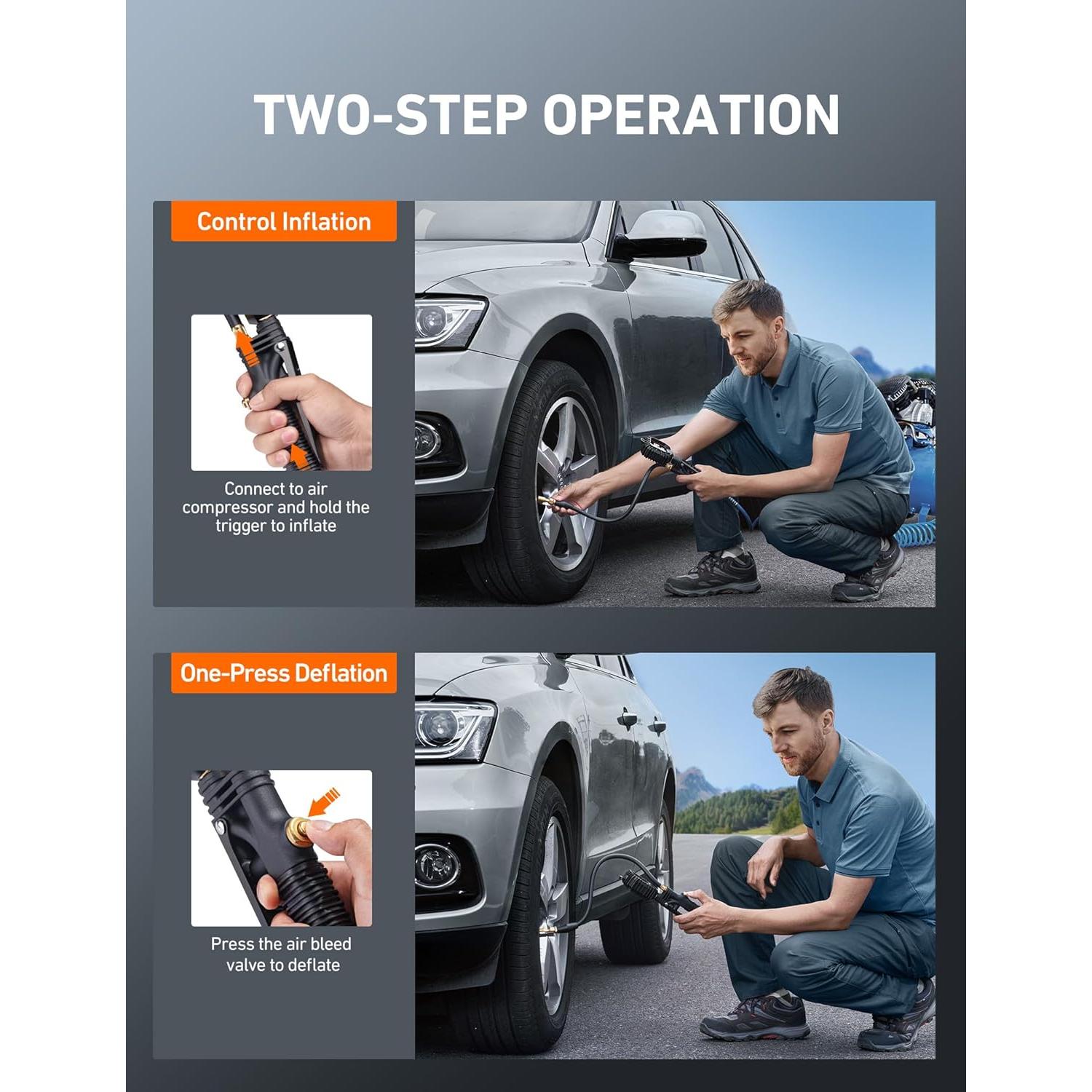 Medidor de Presión de Neumáticos Digital AstroAI 250 PSI