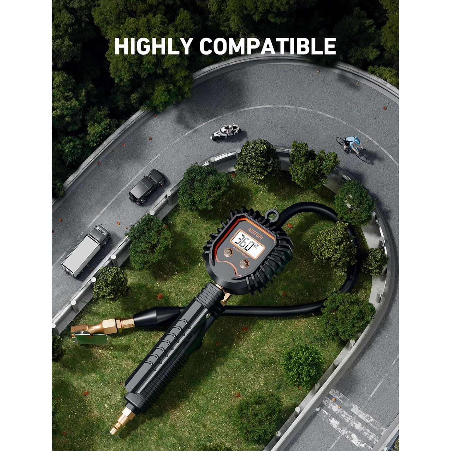 Medidor de Presión de Neumáticos Digital AstroAI 250 PSI