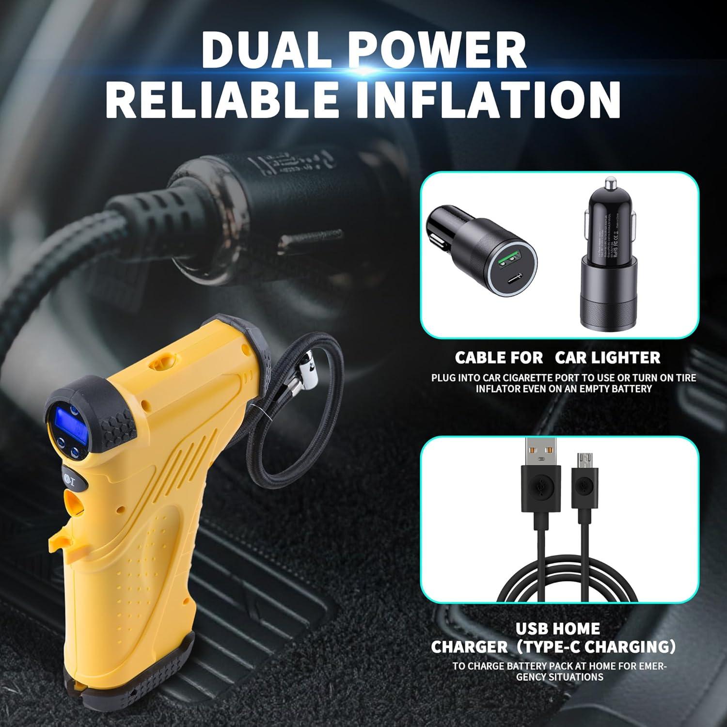 Inflador de Neumáticos Inalámbrico Welmotive TAP01 150PSI