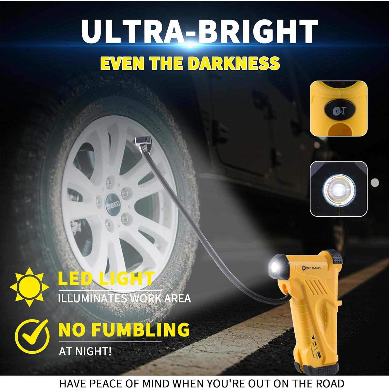 Inflador de Neumáticos Inalámbrico Welmotive TAP01 150PSI