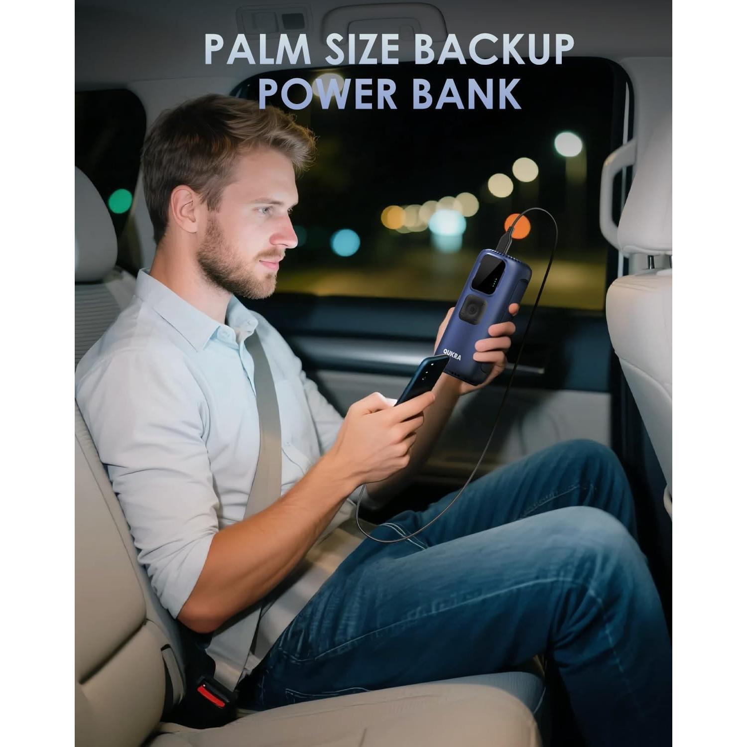 Compresor de Aire Portátil Quikra T22 160PSI Inalámbrico