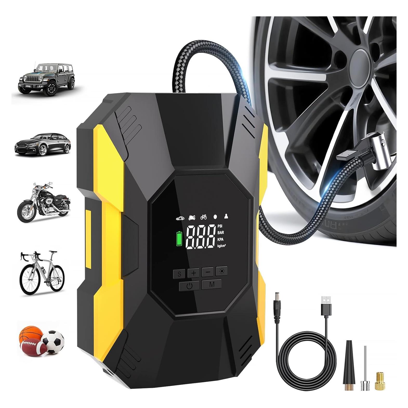 Compresor de Aire Portátil FLYKID T2222 150PSI Batería Recargable