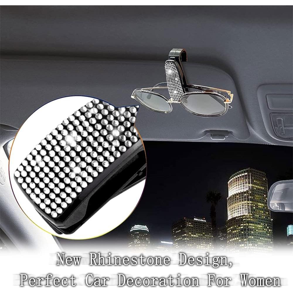 Juego de 2 Sujetadores de Gafas de Sol Turcee con Rhinestones