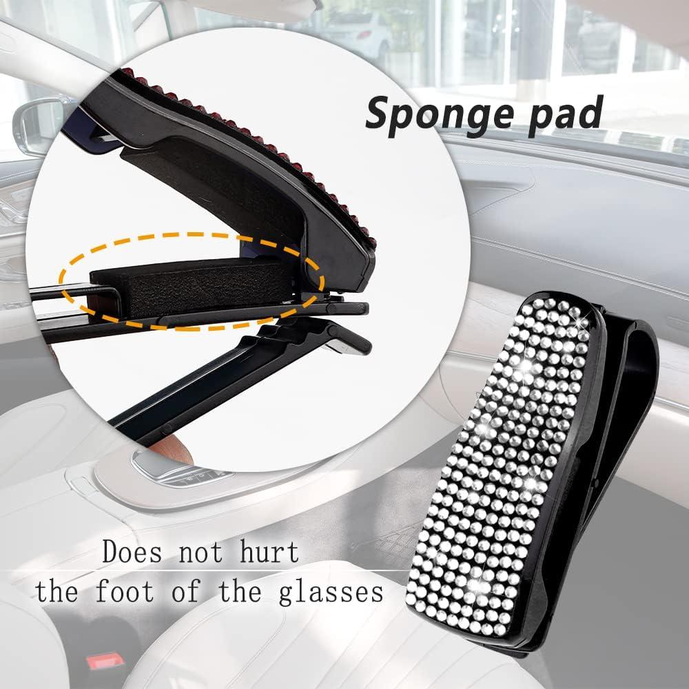 Juego de 2 Sujetadores de Gafas de Sol Turcee con Rhinestones