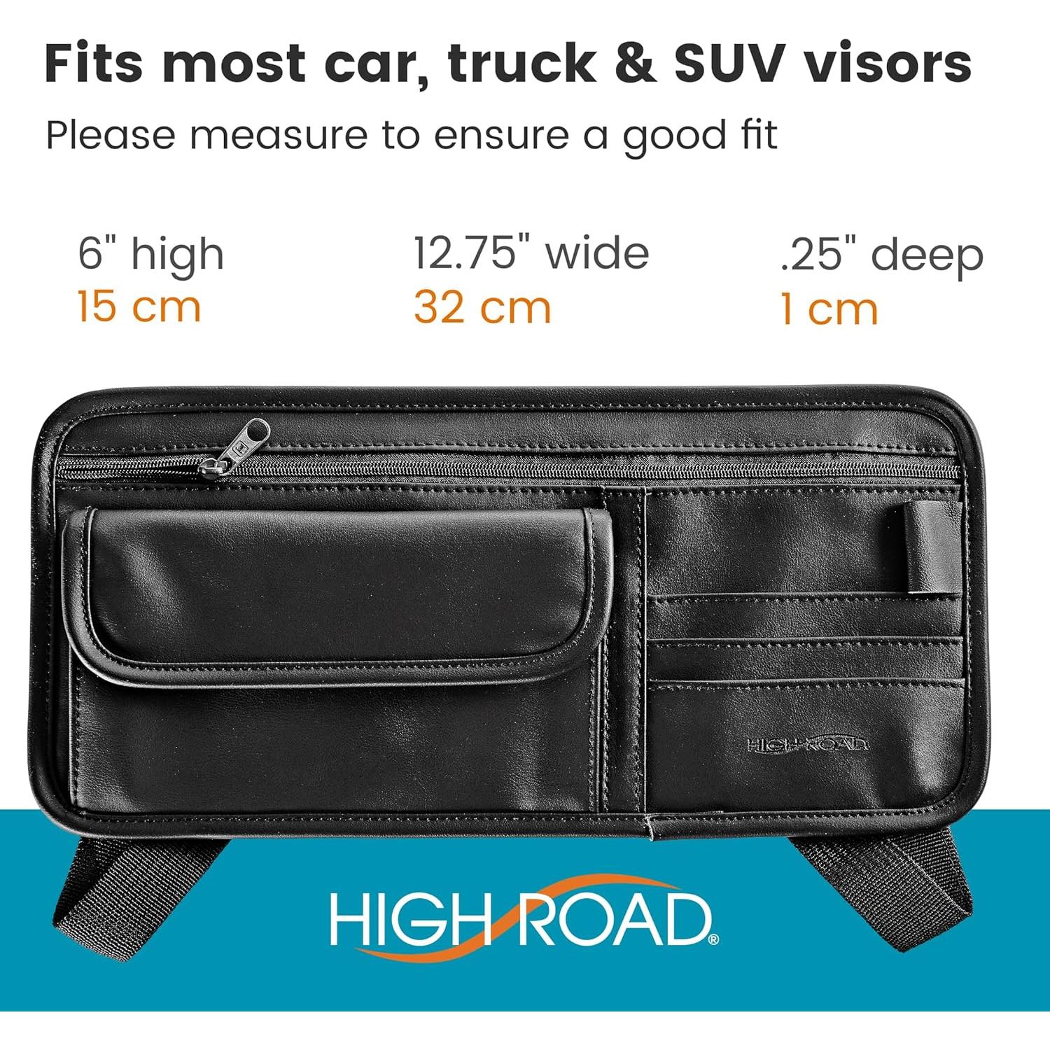 Soporte Organizador de Gafas de Sol para Visera de Coche High Road