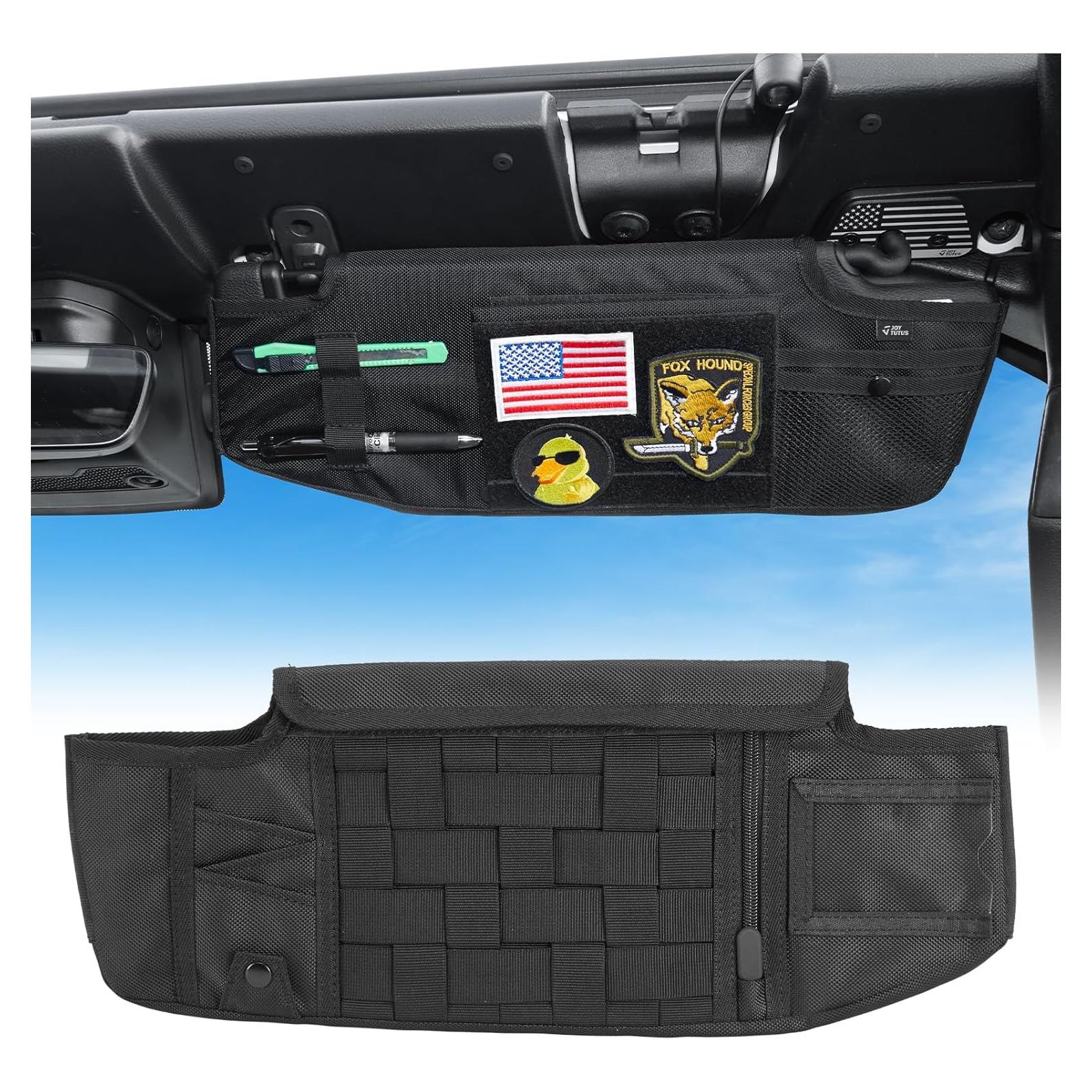 Organizador de Visera JOYTUTUS para Wrangler JL & Gladiator JT 2018-2025