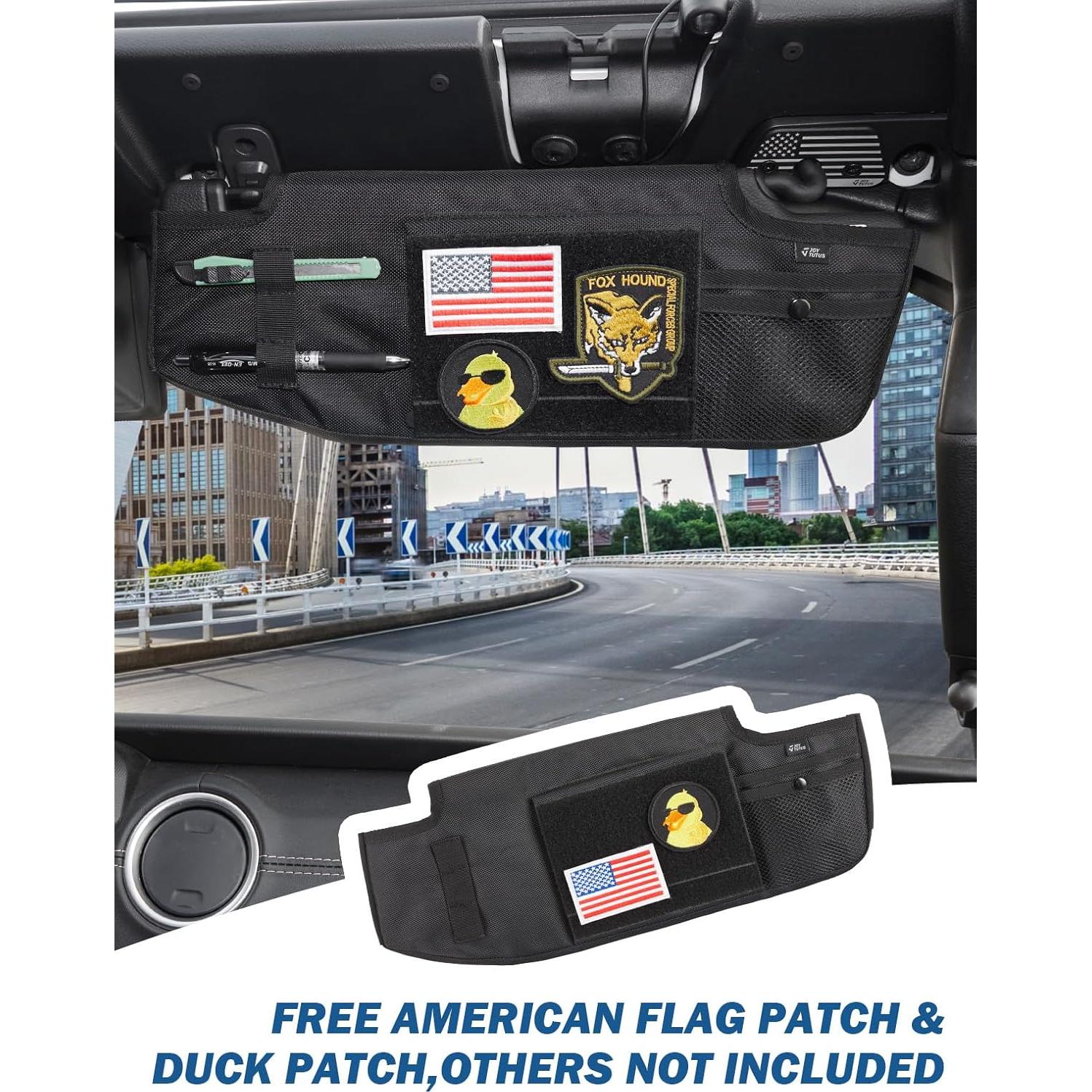 Organizador de Visera JOYTUTUS para Wrangler JL & Gladiator JT 2018-2025