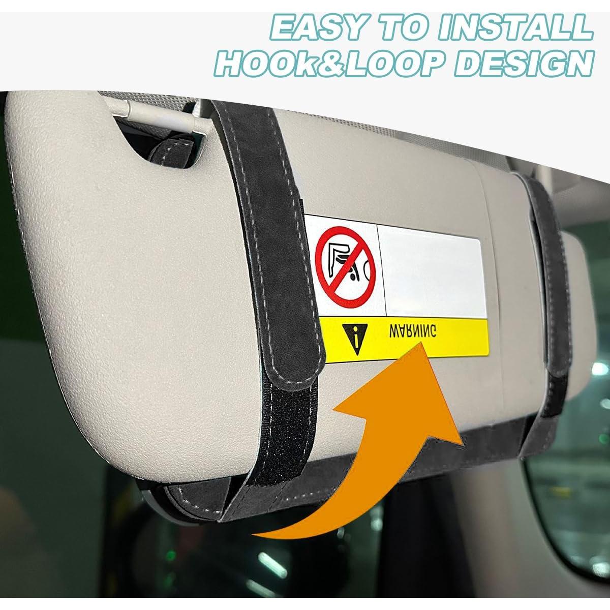 Organizador de Visera de Coche BESULEN Negro con Rhinestones