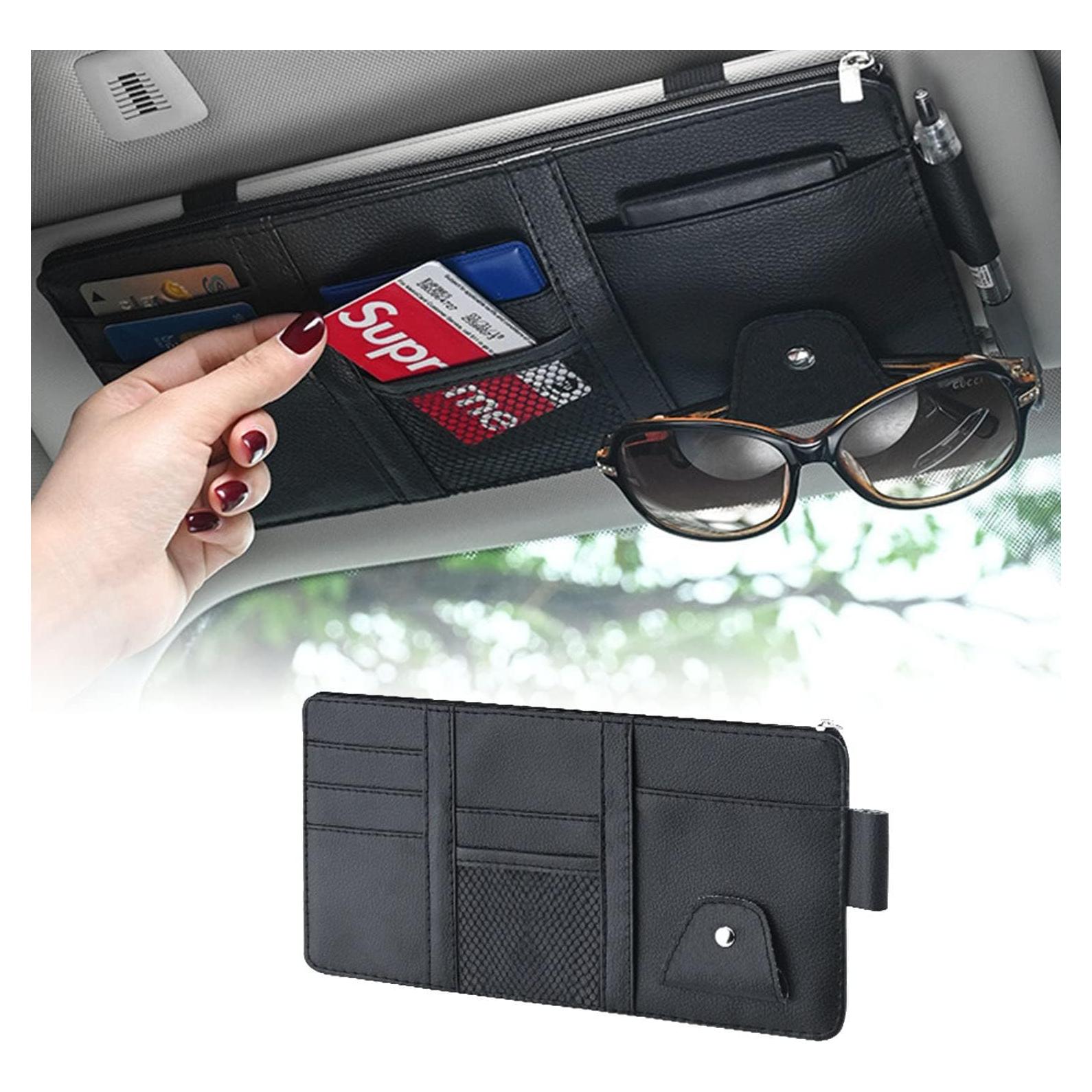 Organizador de Visera de Coche Yonput YNZJJ01BL Negro 29x15cm