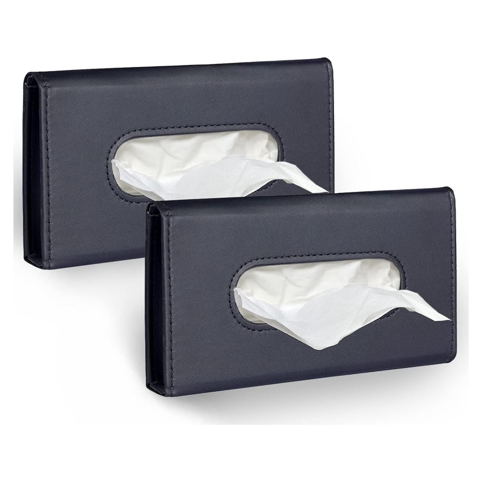 Soporte de Tejido para Auto Langmeil, Paquete de 2, Cuero PU