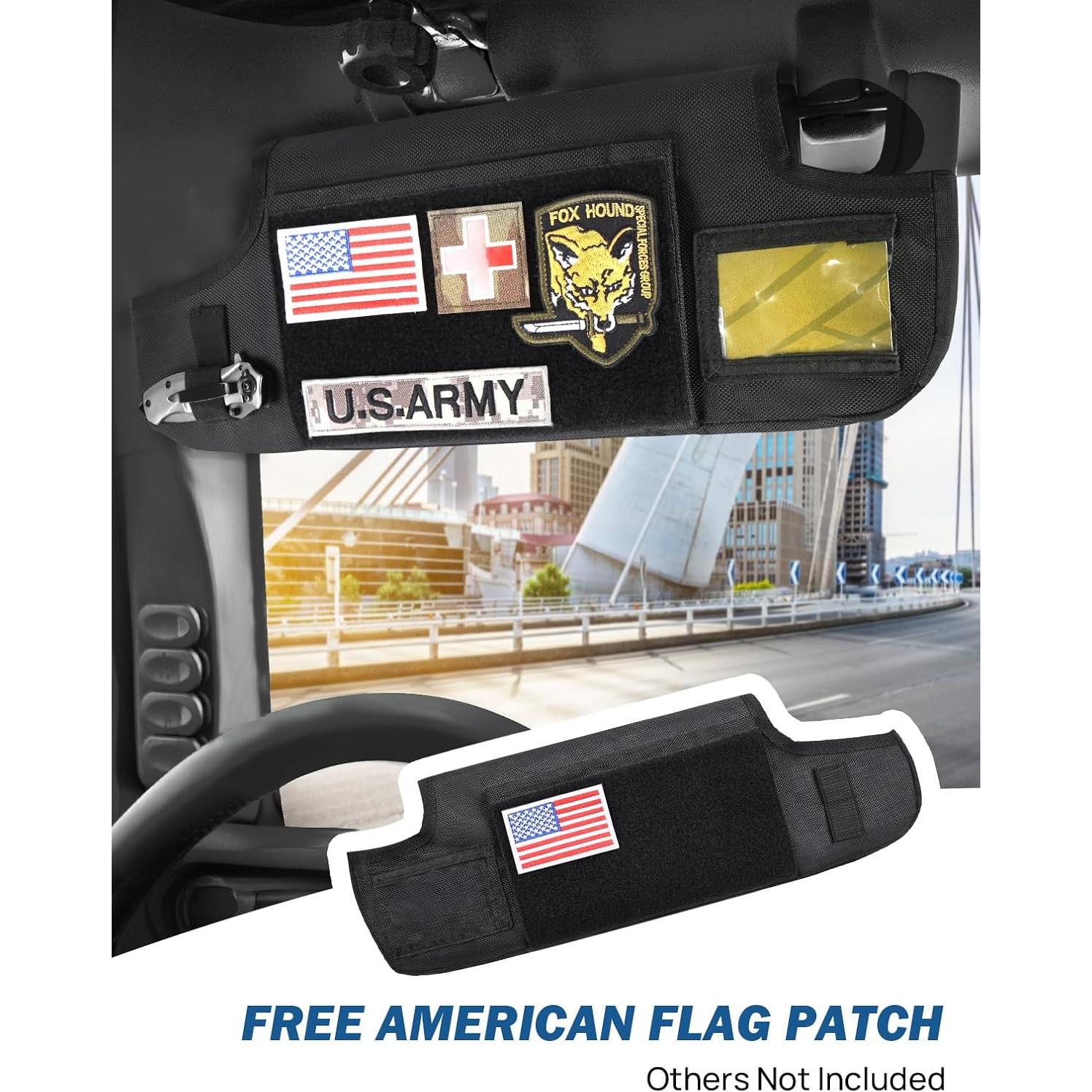 Organizador Táctico de Visera JOYTUTUS A2701 para Wrangler JK