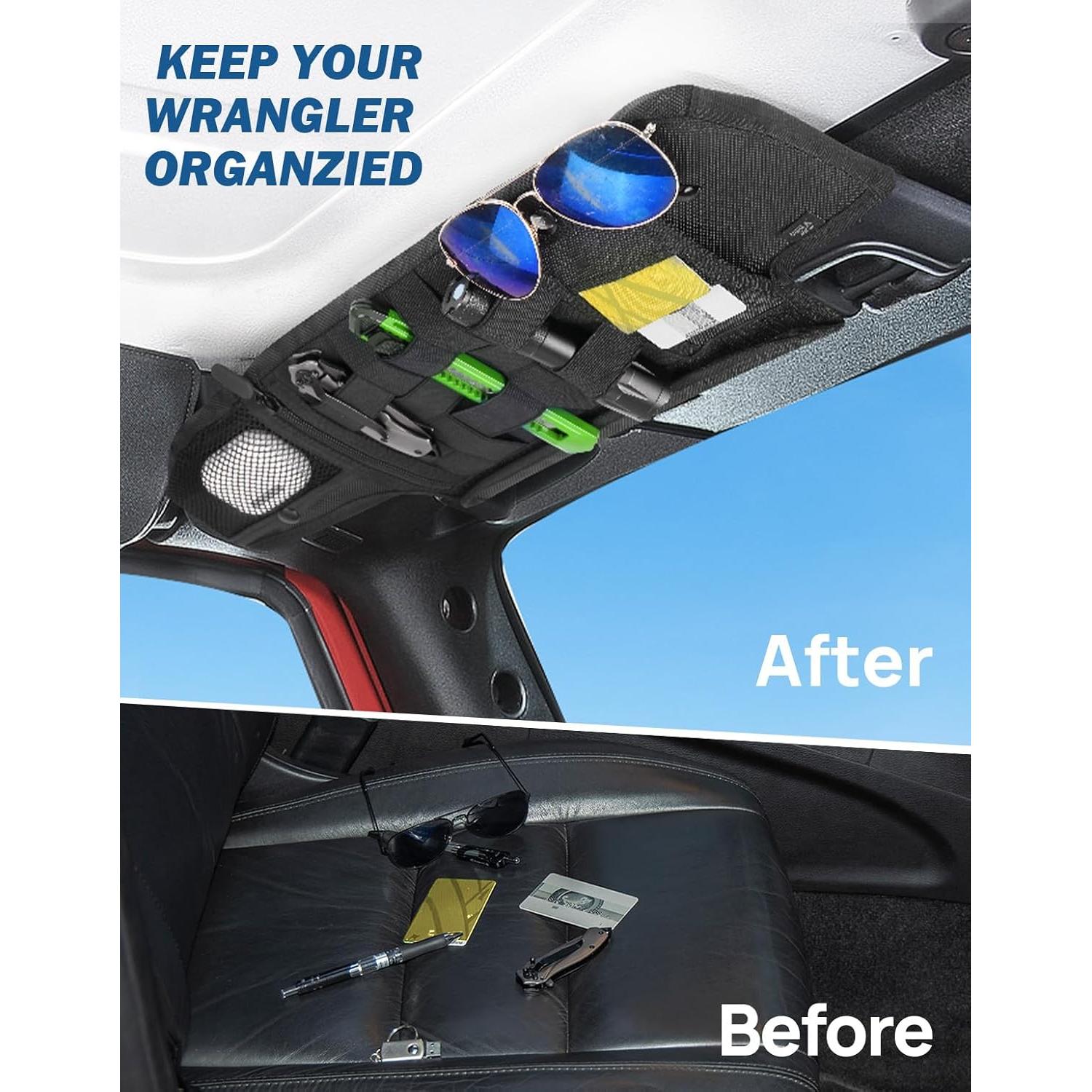 Organizador Táctico de Visera JOYTUTUS A2701 para Wrangler JK