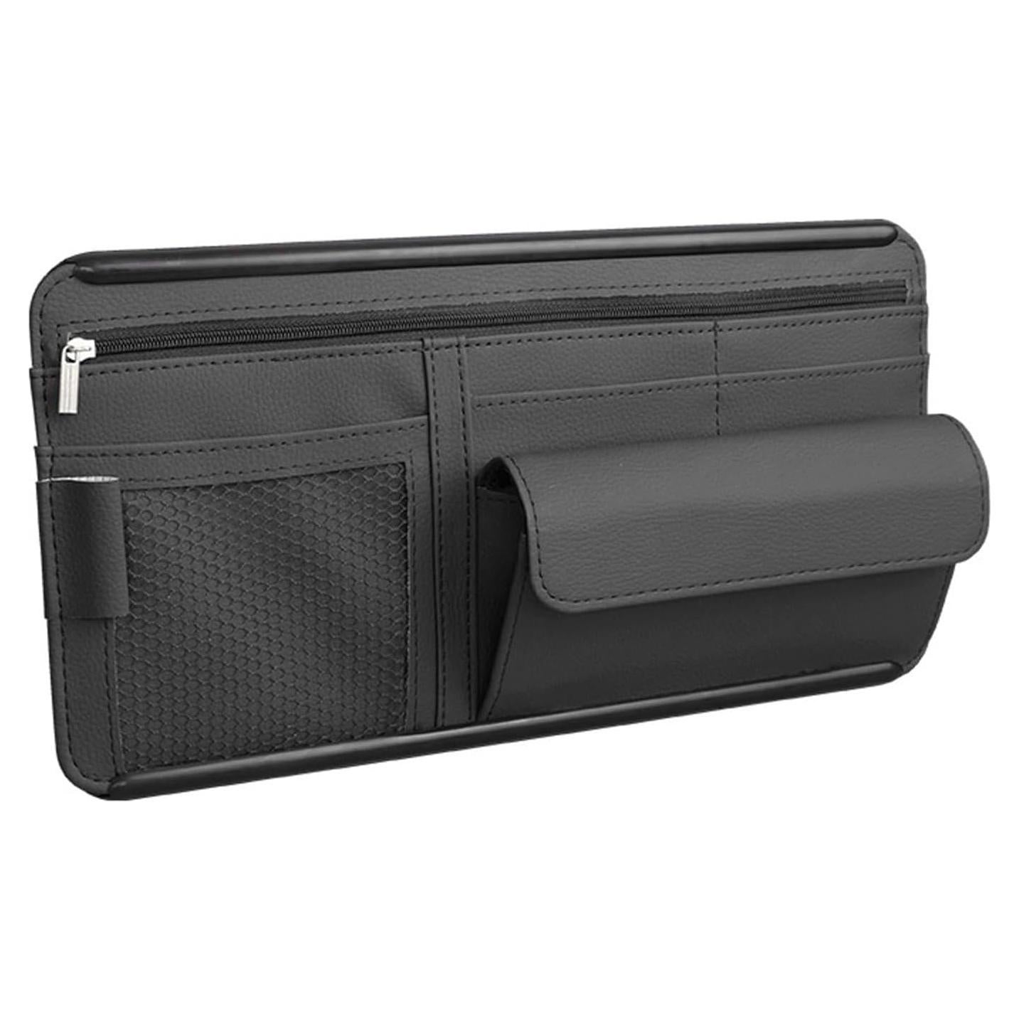 Organizador de Visera de Coche Anyhut - Bolsa de Almacenamiento Negra