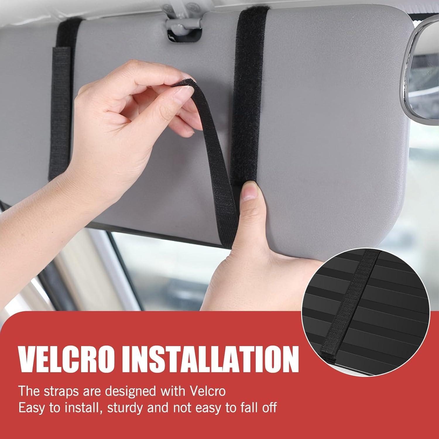 Organizador de Visera de Coche Anyhut - Bolsa de Almacenamiento Negra