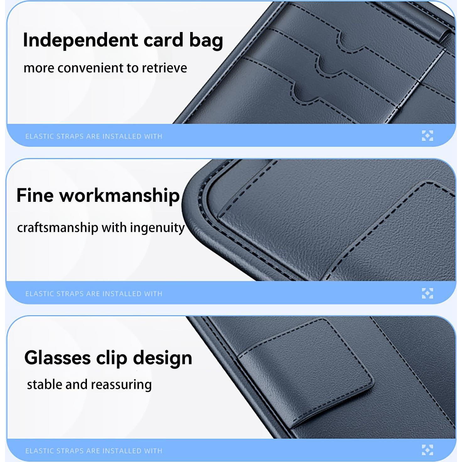 Organizador de Visera de Coche Genérico SNH-02 Negro