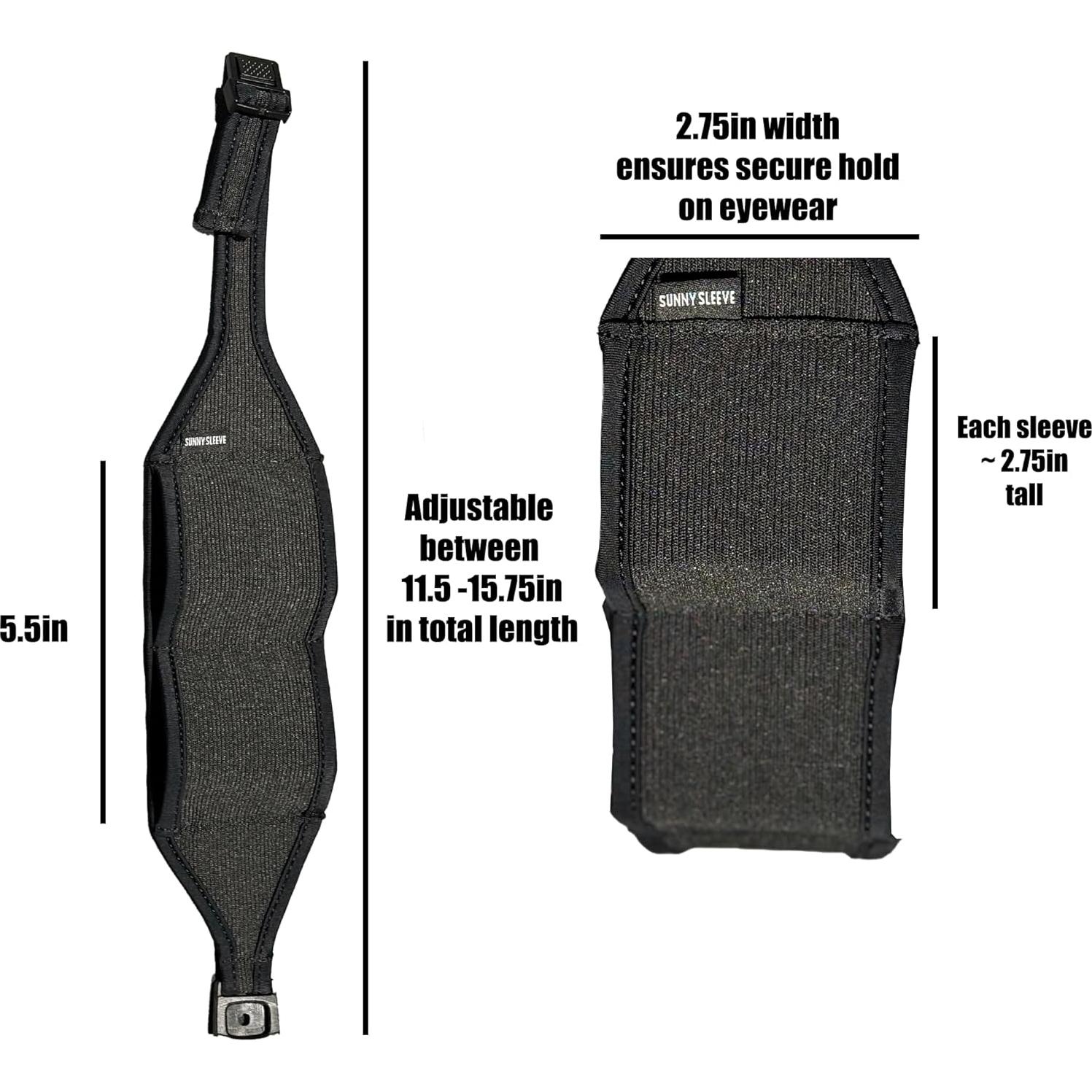 Soporte de Gafas para Visera de Coche Sunny Sleeve Negro