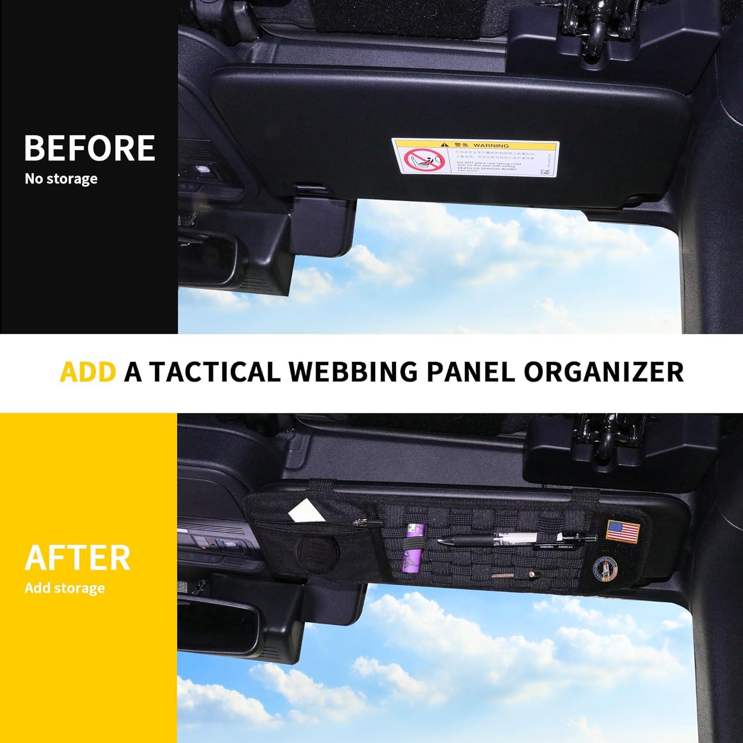 Organizador de Visera Táctica RERPRO para Ford Bronco 2021-2025