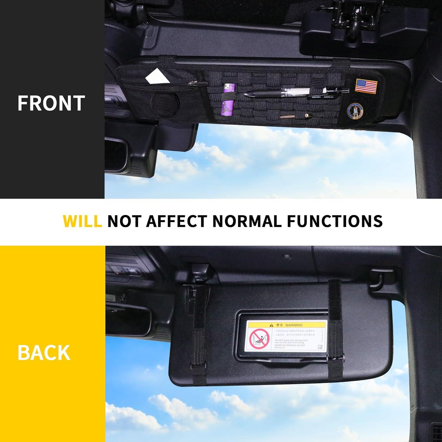 Organizador de Visera Táctica RERPRO para Ford Bronco 2021-2025