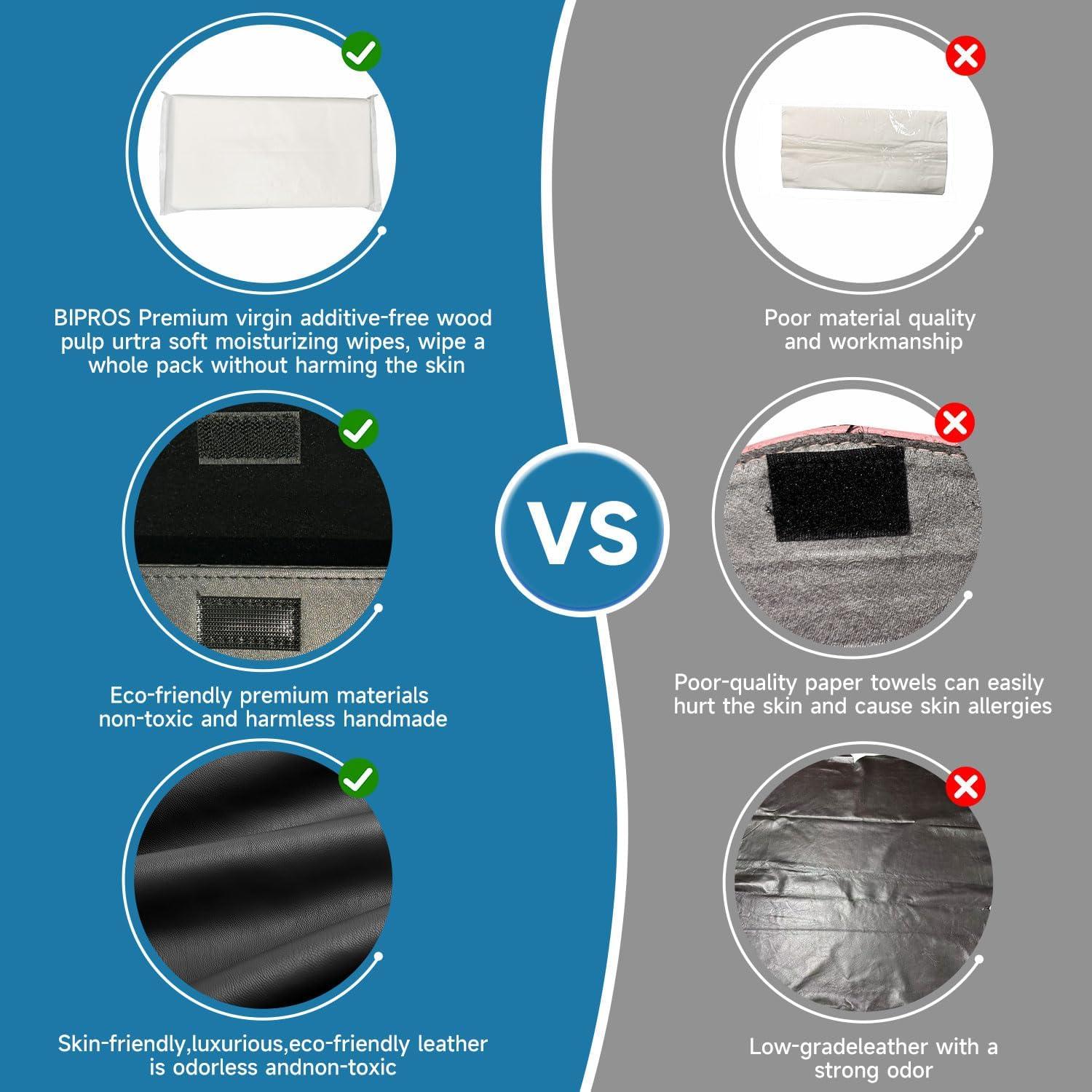 Soporte de Tejidos BIPROS Negro para Auto - Organizador Ergonómico