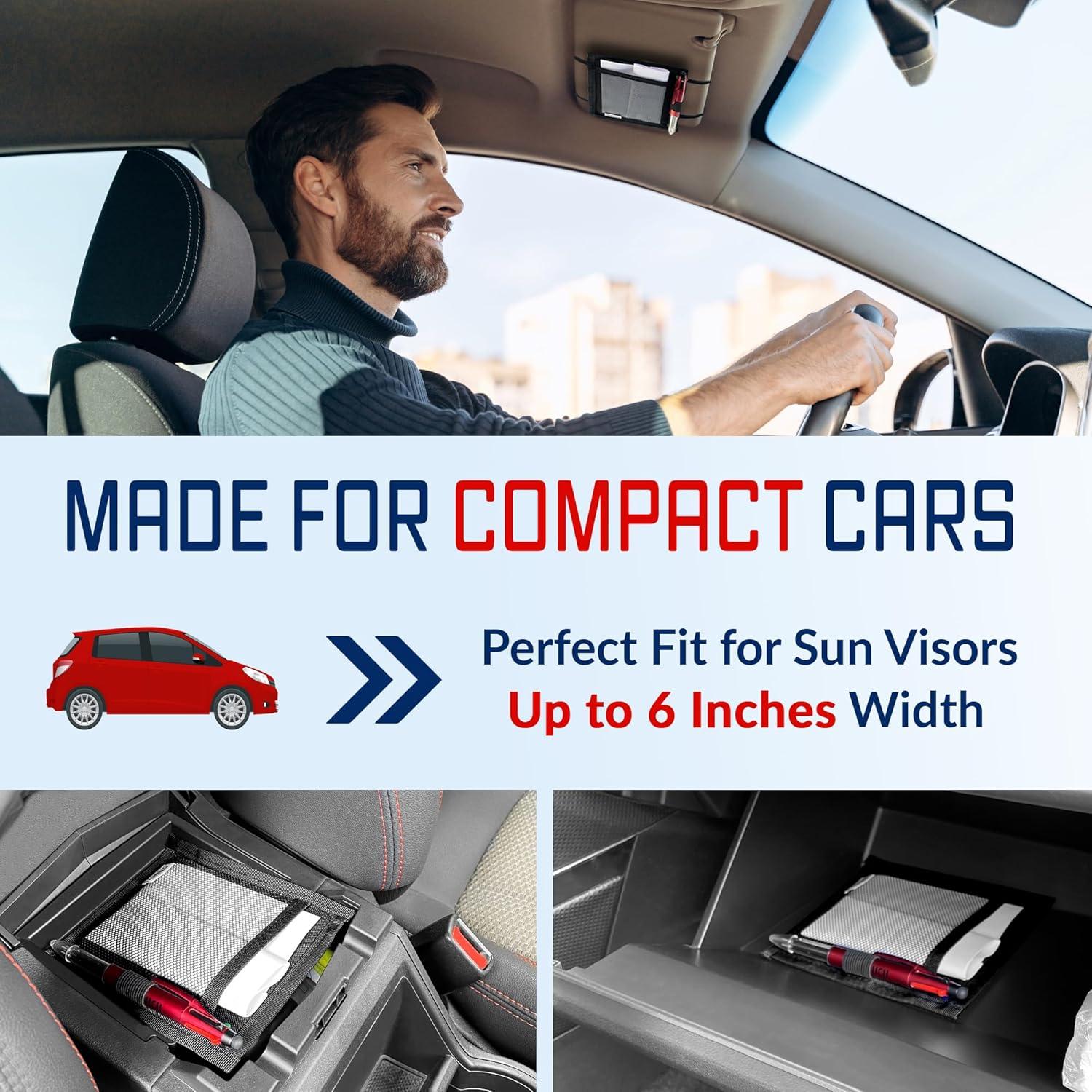 Organizador de Visera de Auto Fancy Mobility MVO-B-001 Negro