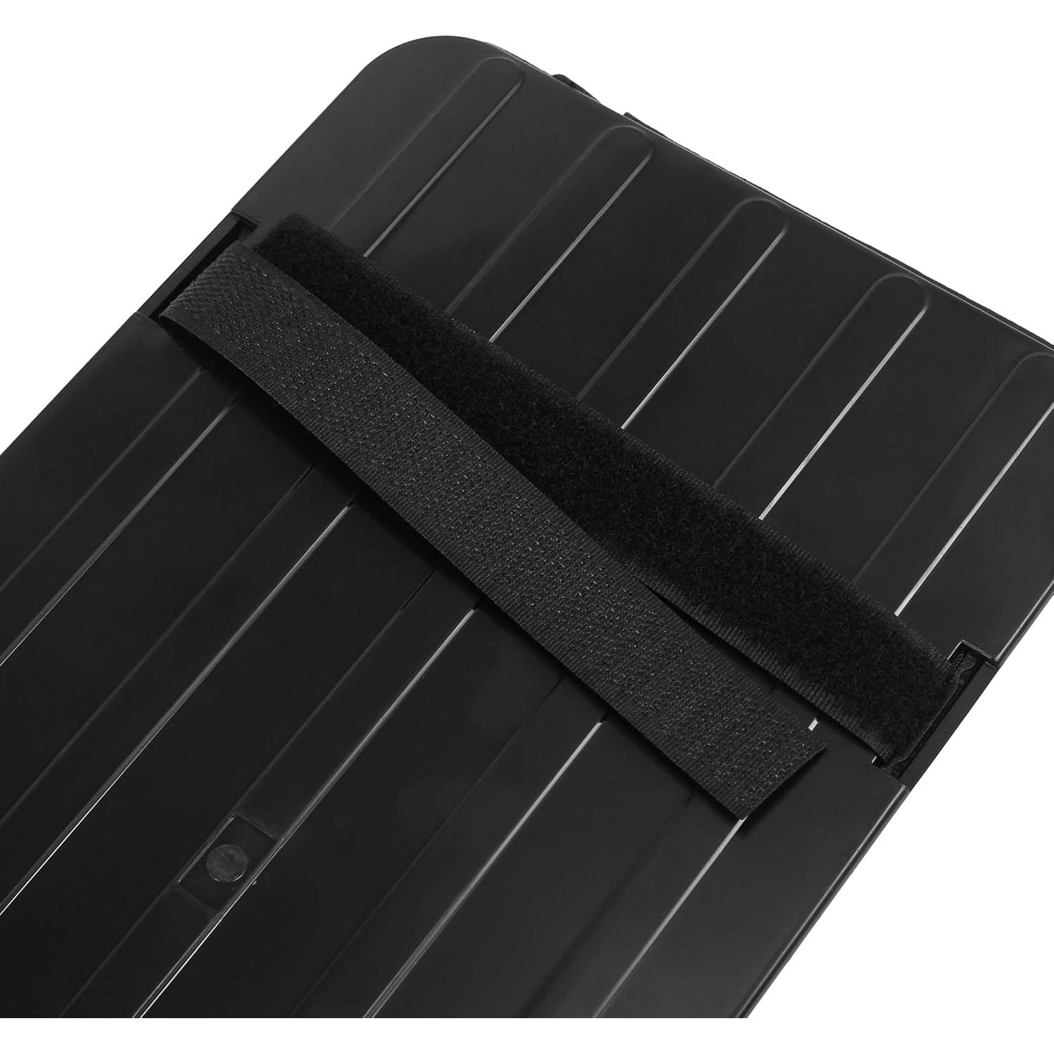 Organizador de Visera Solar X AUTOHAUX para Automóvil Negro