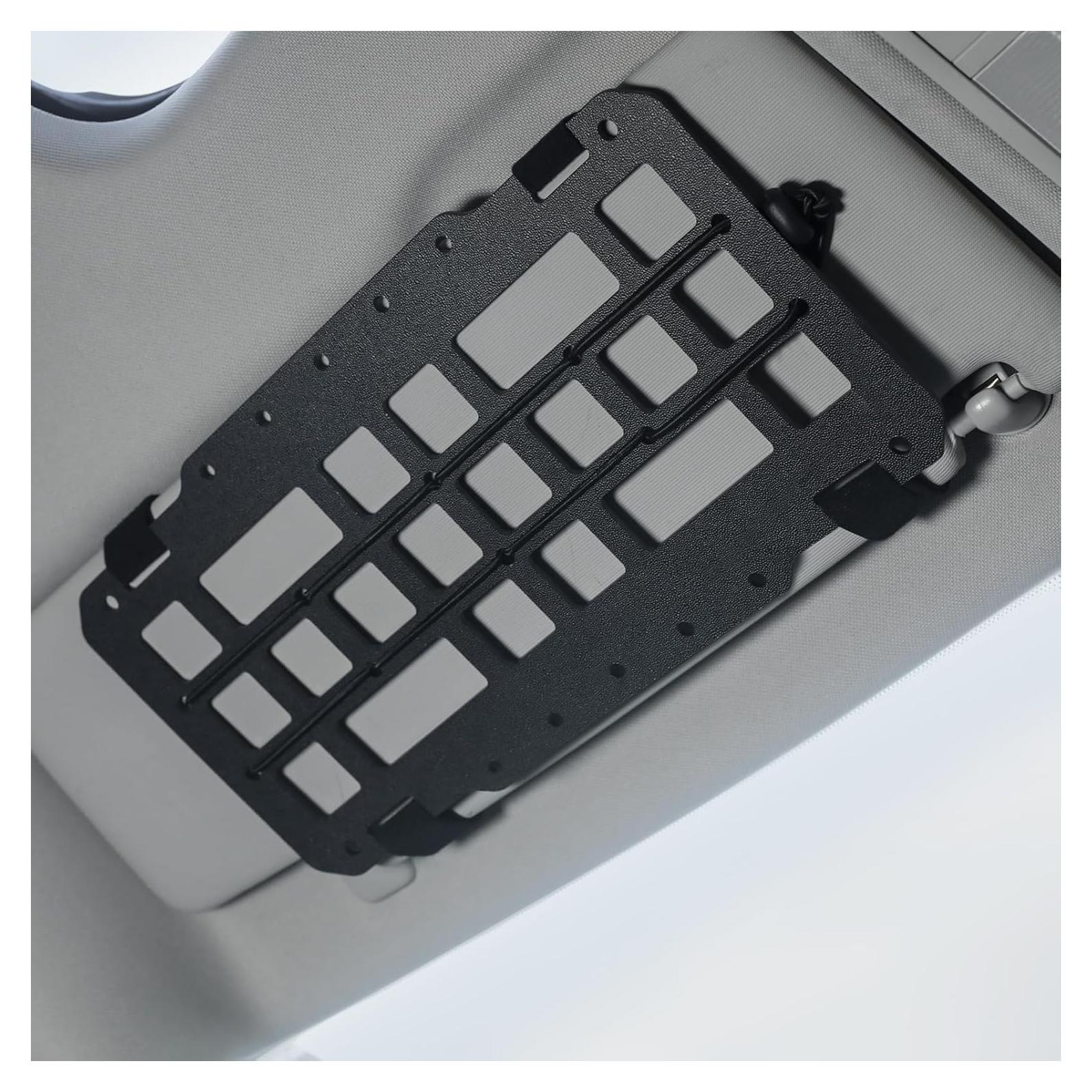 Organizador de Visera de Coche LIVANS Molle Rígido 30.5x16cm