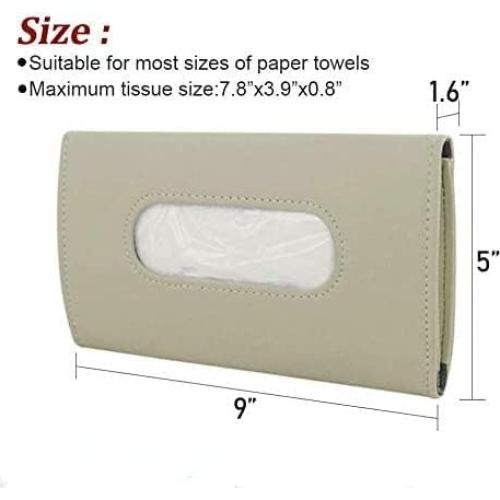 Soporte de Pañuelos para Coche SEMBEM Beige - Dispensador Universal