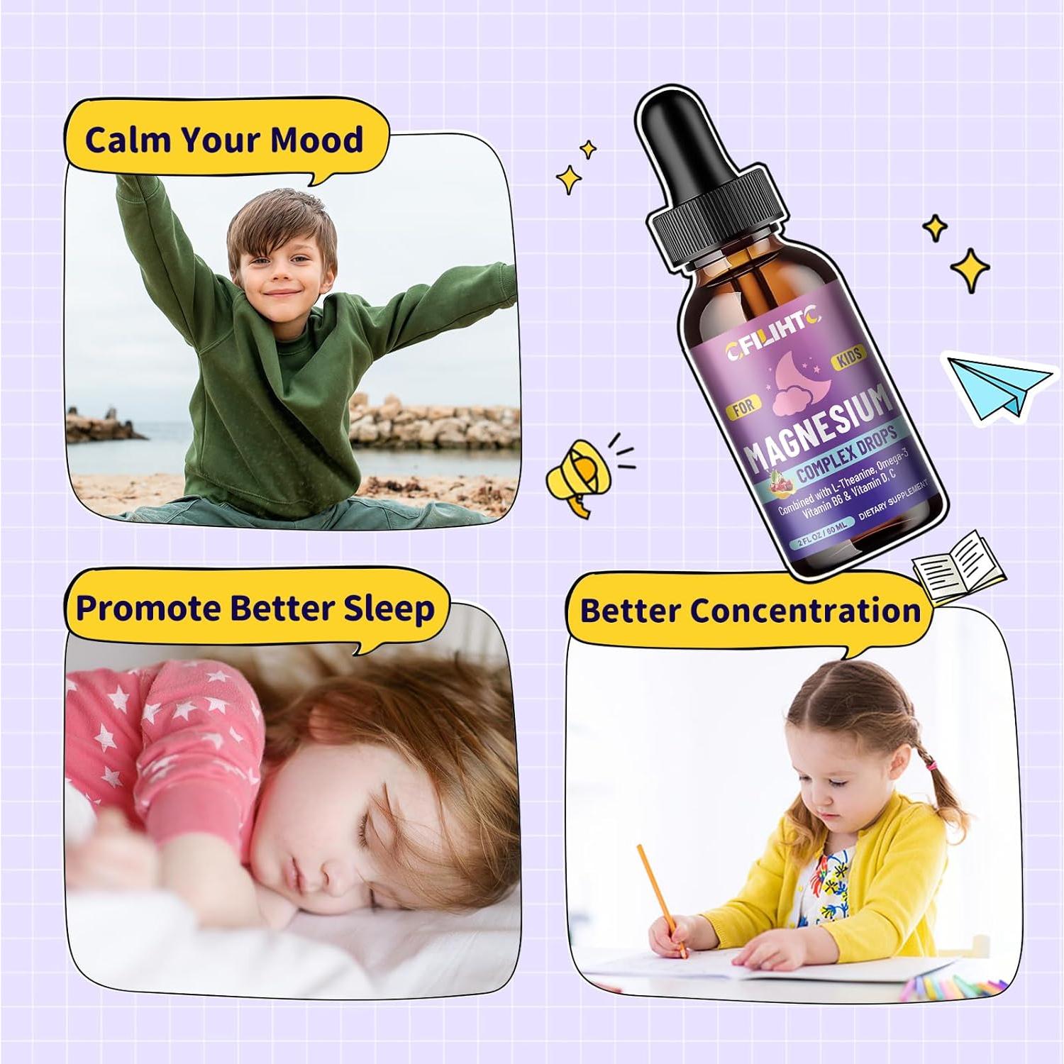 Gotas Líquidas de Magnesio Glicinato CFILIHTC 59.15 ml Cereza