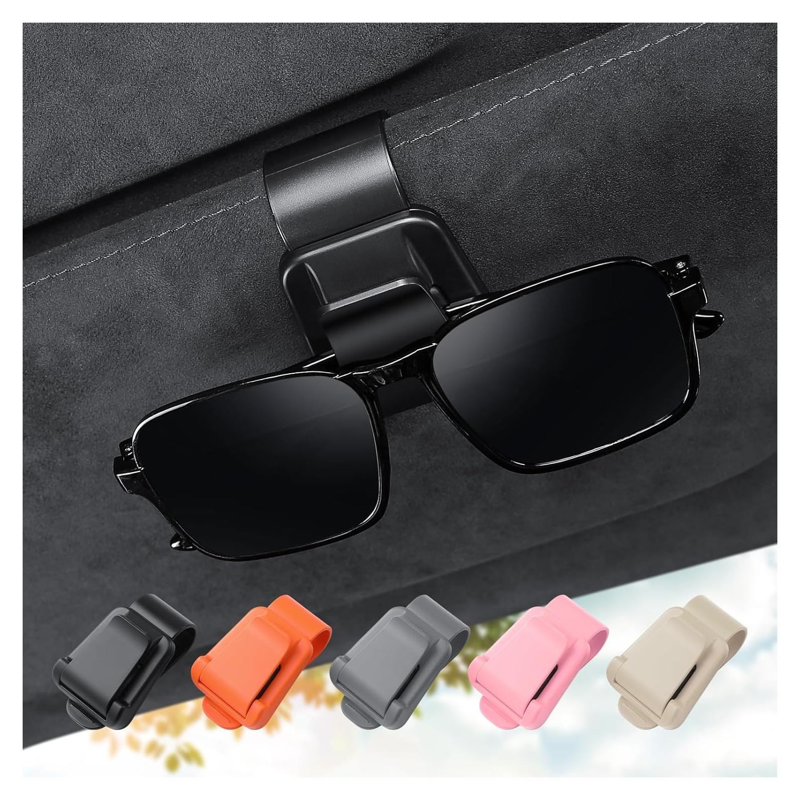 Paquete de 2 Clips Sujetagafas KAFANLIN para Visera de Coche