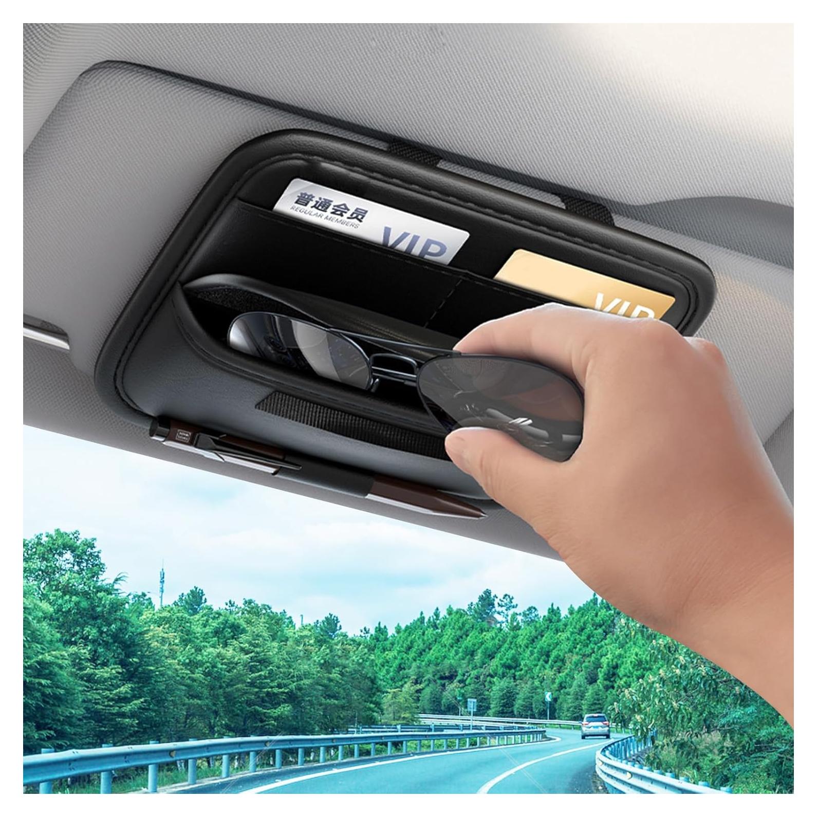 Organizador de Visera de Coche Aturmon - Multi-funcional 22x16.5cm