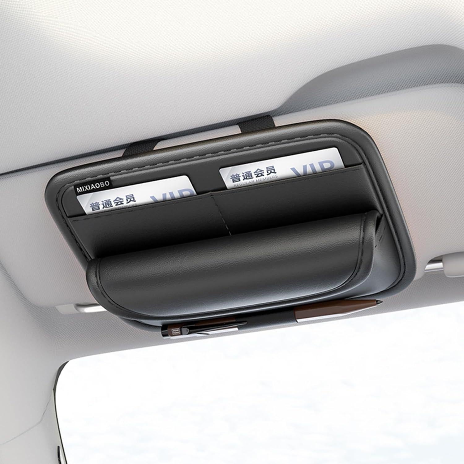 Organizador de Visera de Coche Aturmon - Multi-funcional 22x16.5cm