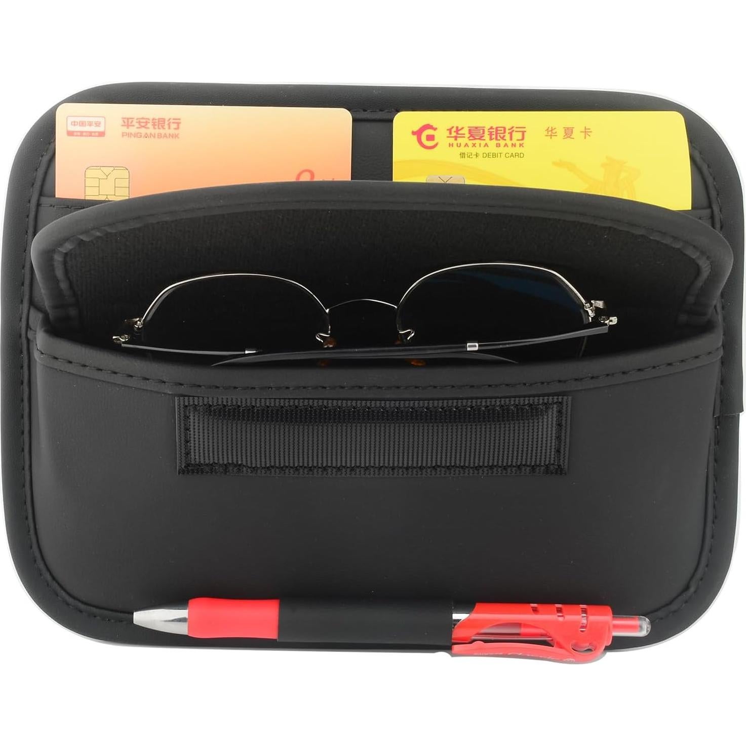 Organizador de Visera de Coche Aturmon - Multi-funcional 22x16.5cm