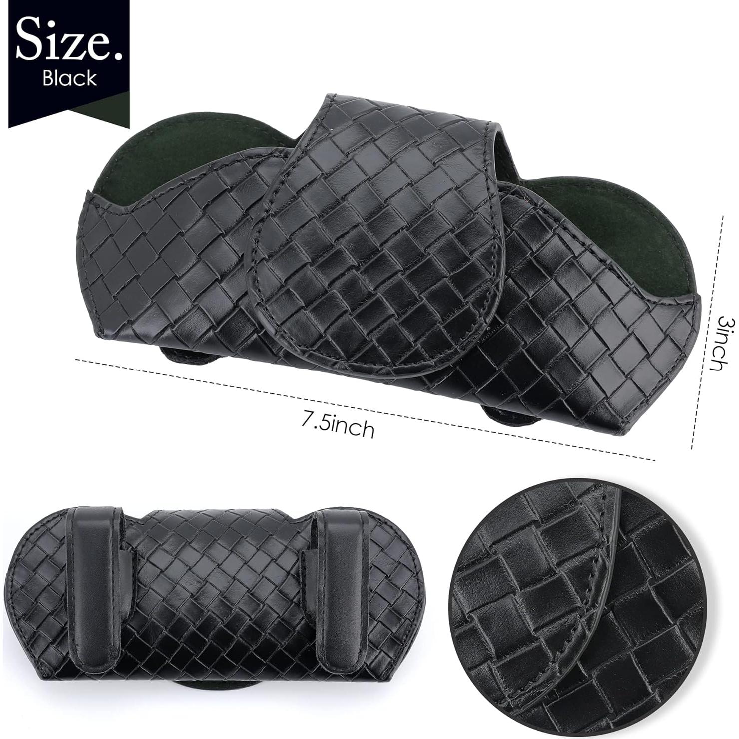 Soporte para Gafas de Sol KINIVA Negro - Estuche Cuero Vegano