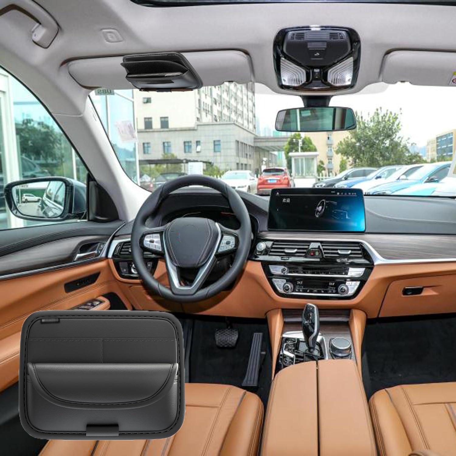 Soporte de Gafas de Sol iLulala para Visera de Coche Negro