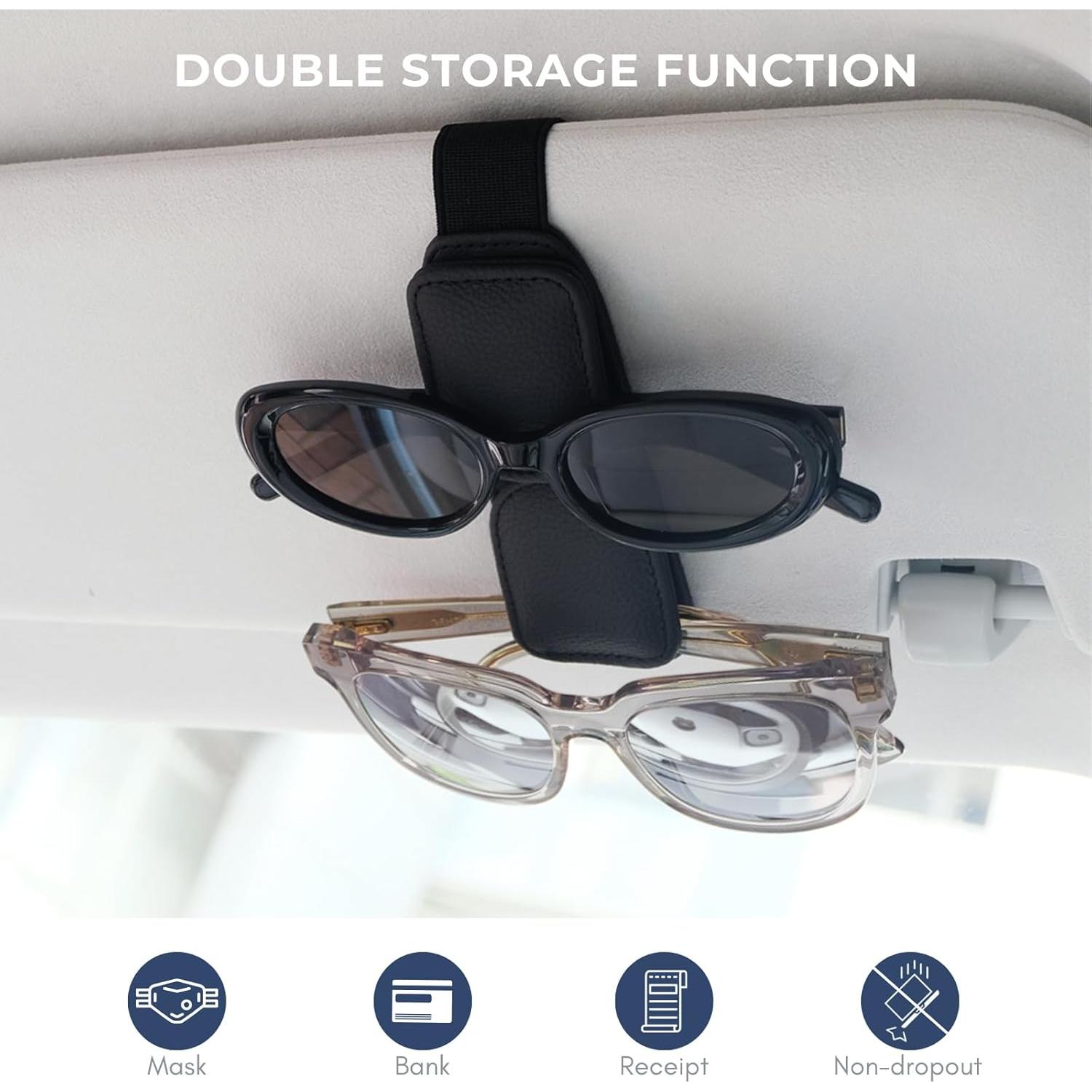 Soporte Magnético para Gafas de Sol Ompellus Negro Doble Almacenamiento