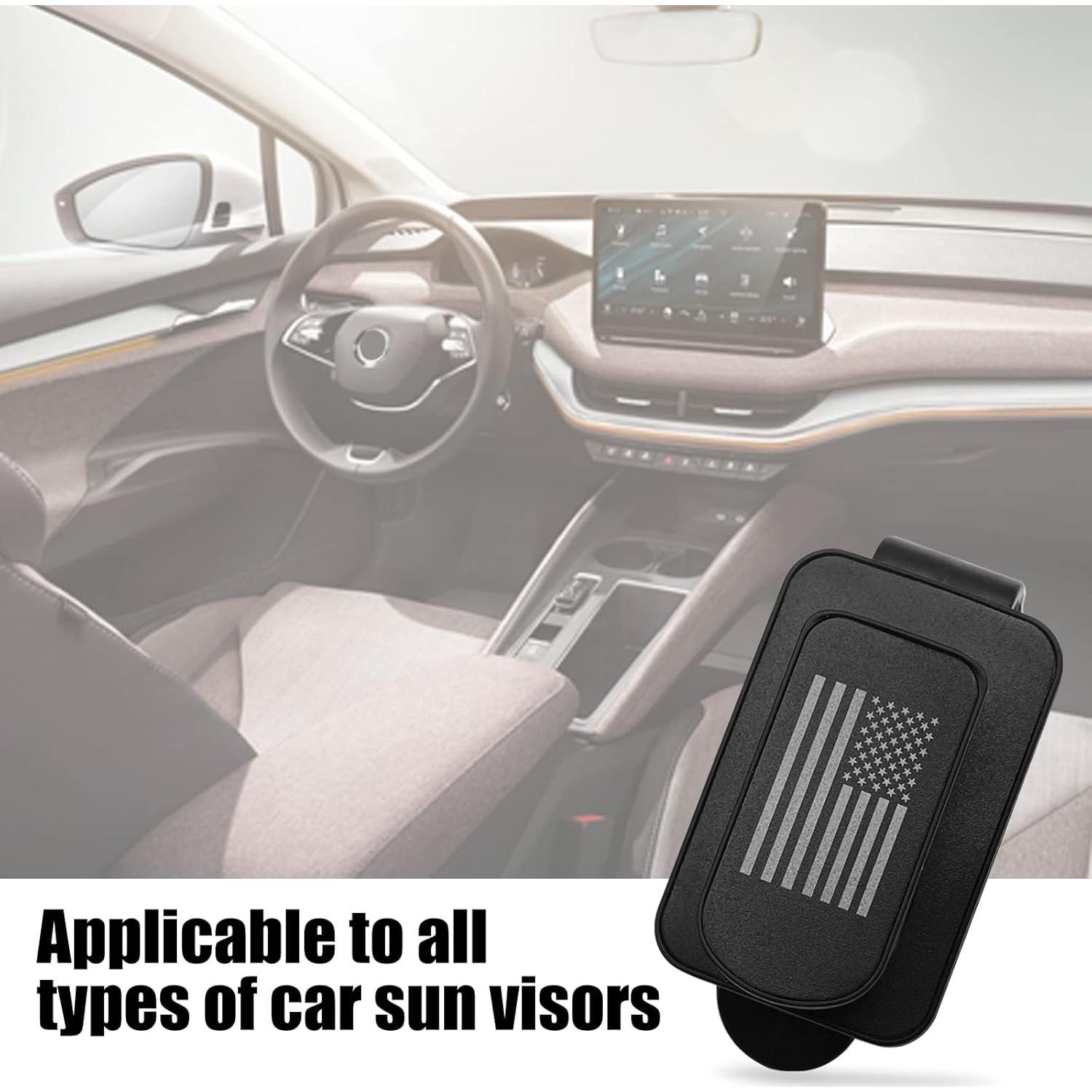 Soporte para Gafas de Coche Stymart Clip Multifuncional Negro