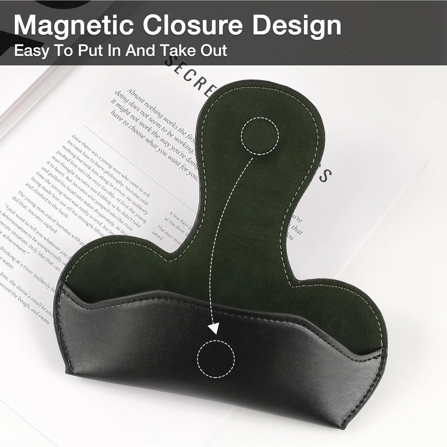 Soporte para Gafas de Sol KINIVA Negro con Estuche Magnético