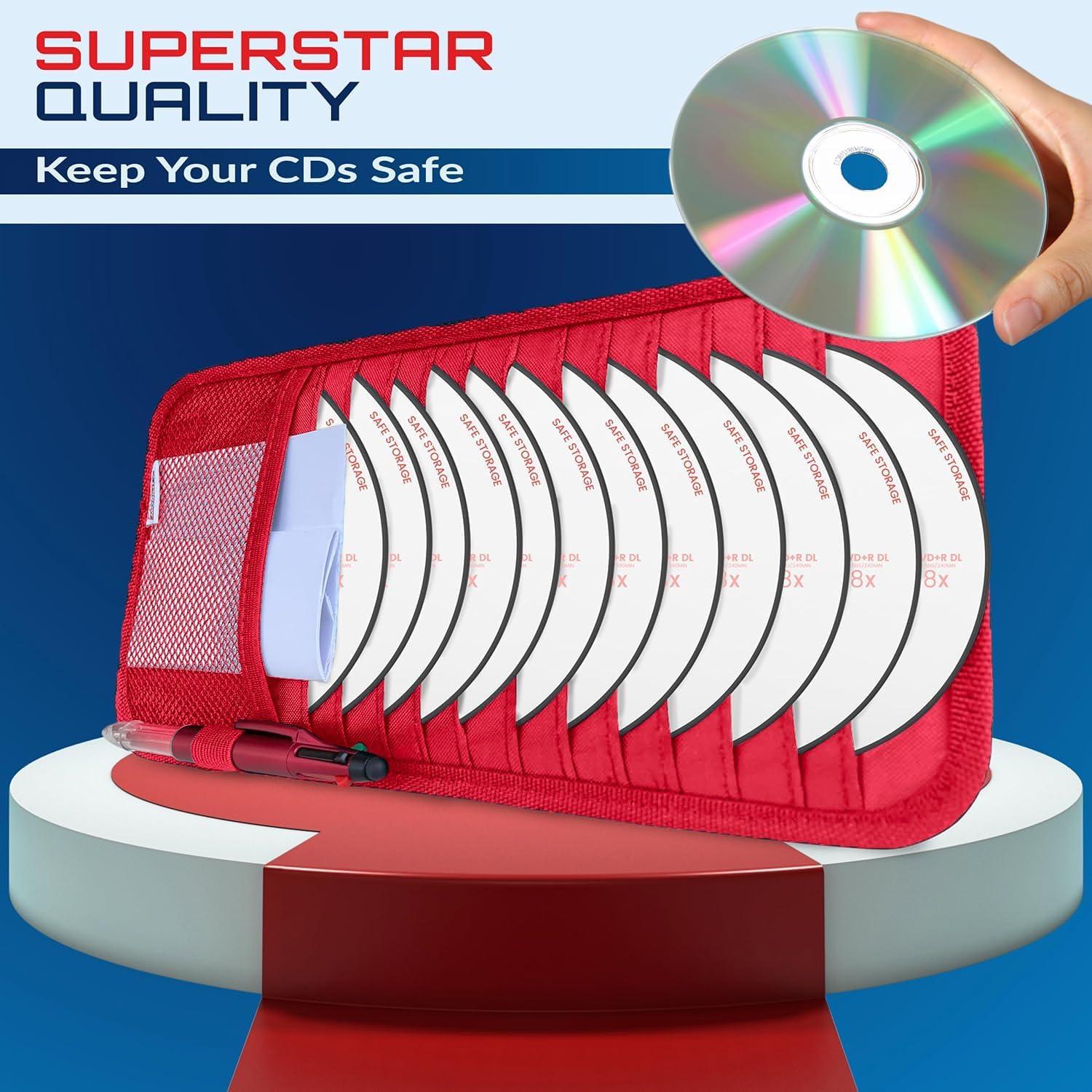 Soporte para CD de coche Fancy Mobility - Organizador 12 CDs