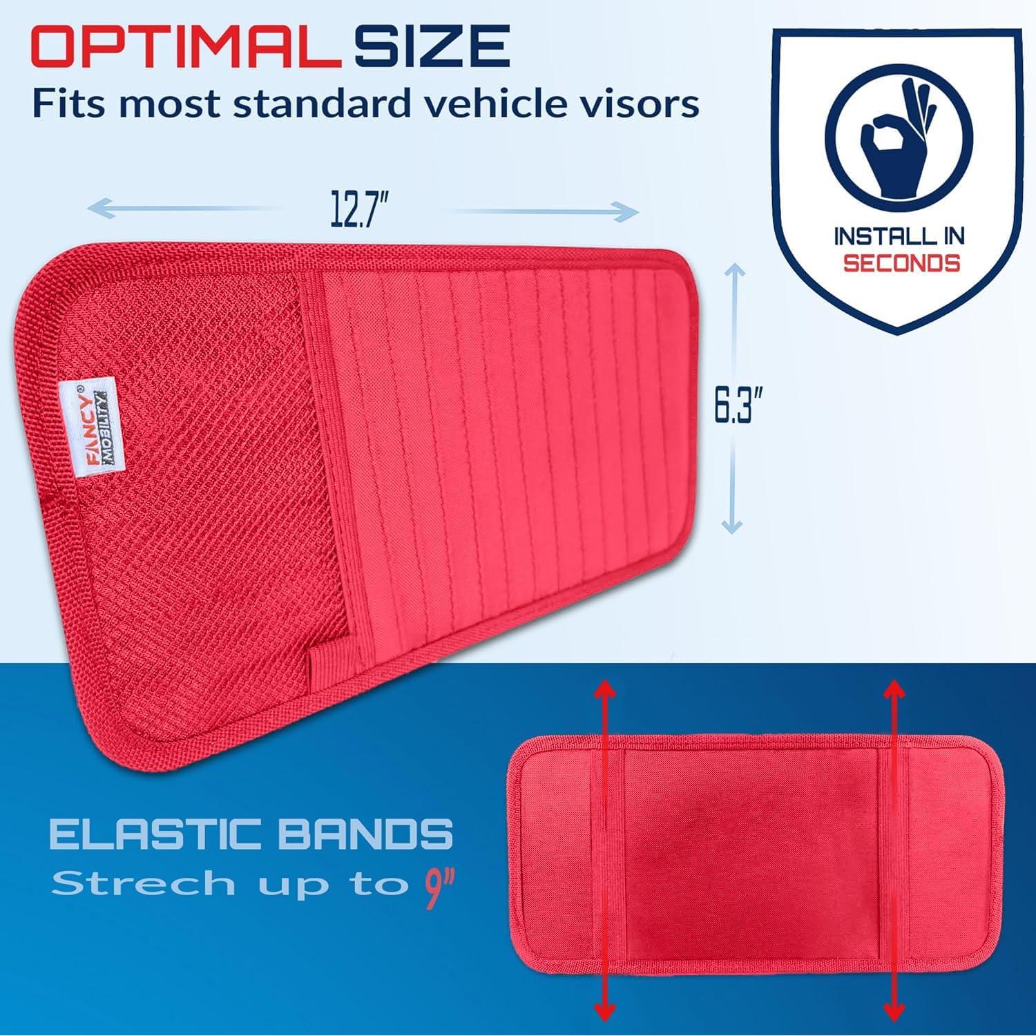 Soporte para CD de coche Fancy Mobility - Organizador 12 CDs