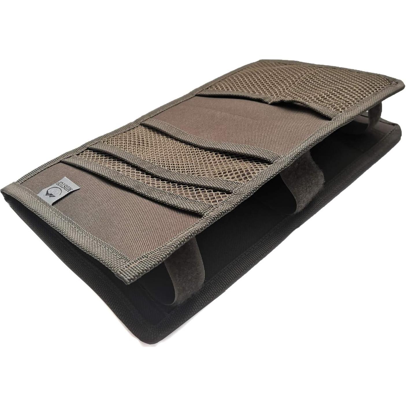 Organizador de Visera Molle MDSTOP Caqui 35.56x30.48cm
